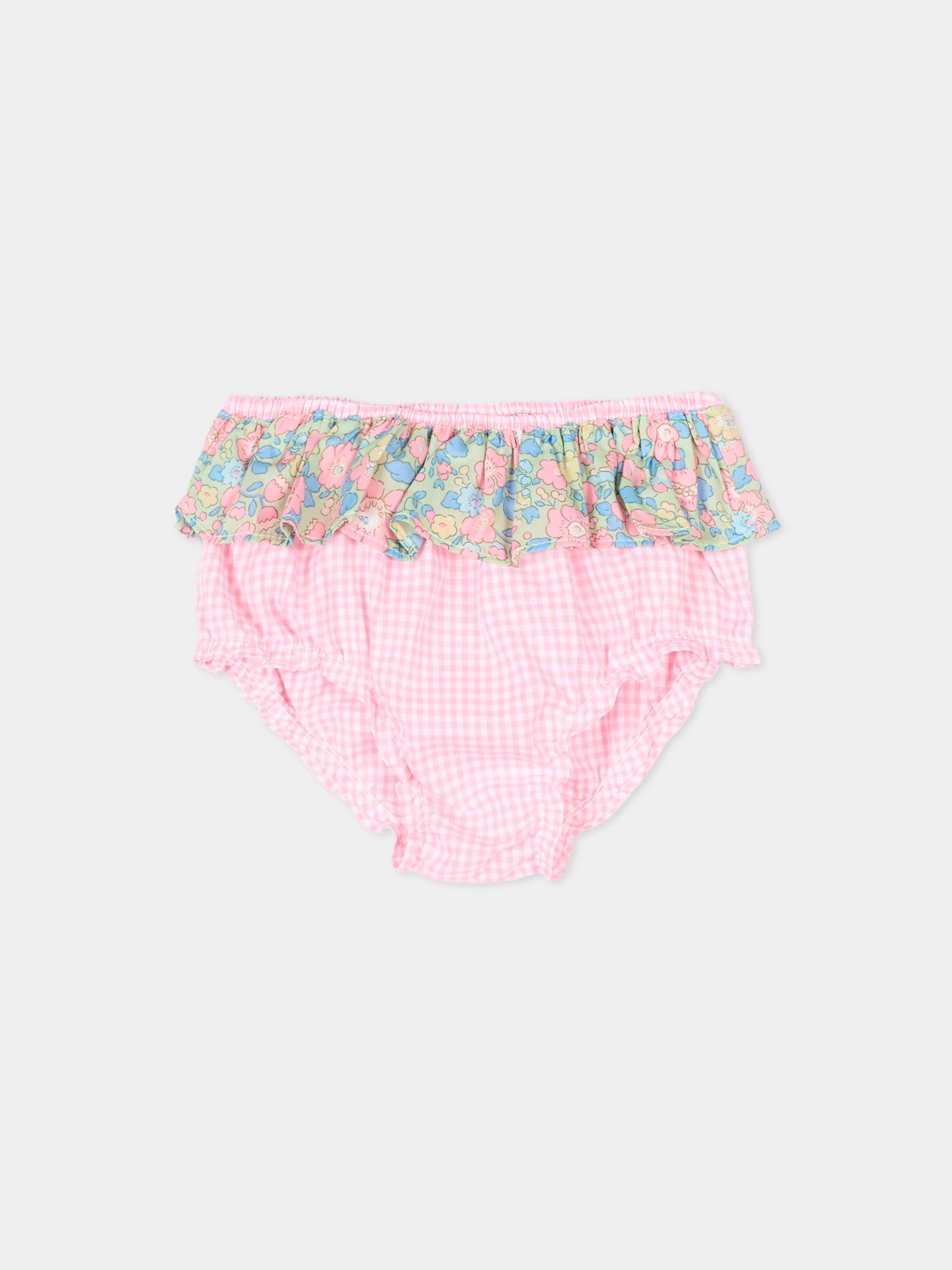 Slip bikini rosa per neonata floreale,Pesciolino Rosso,N02 PATCH S 184