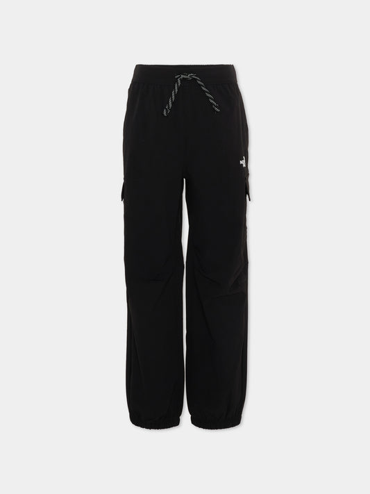 Pantaloni sportivi neri per bambino con logo,The North Face Kids,NF0A8F8QJK31