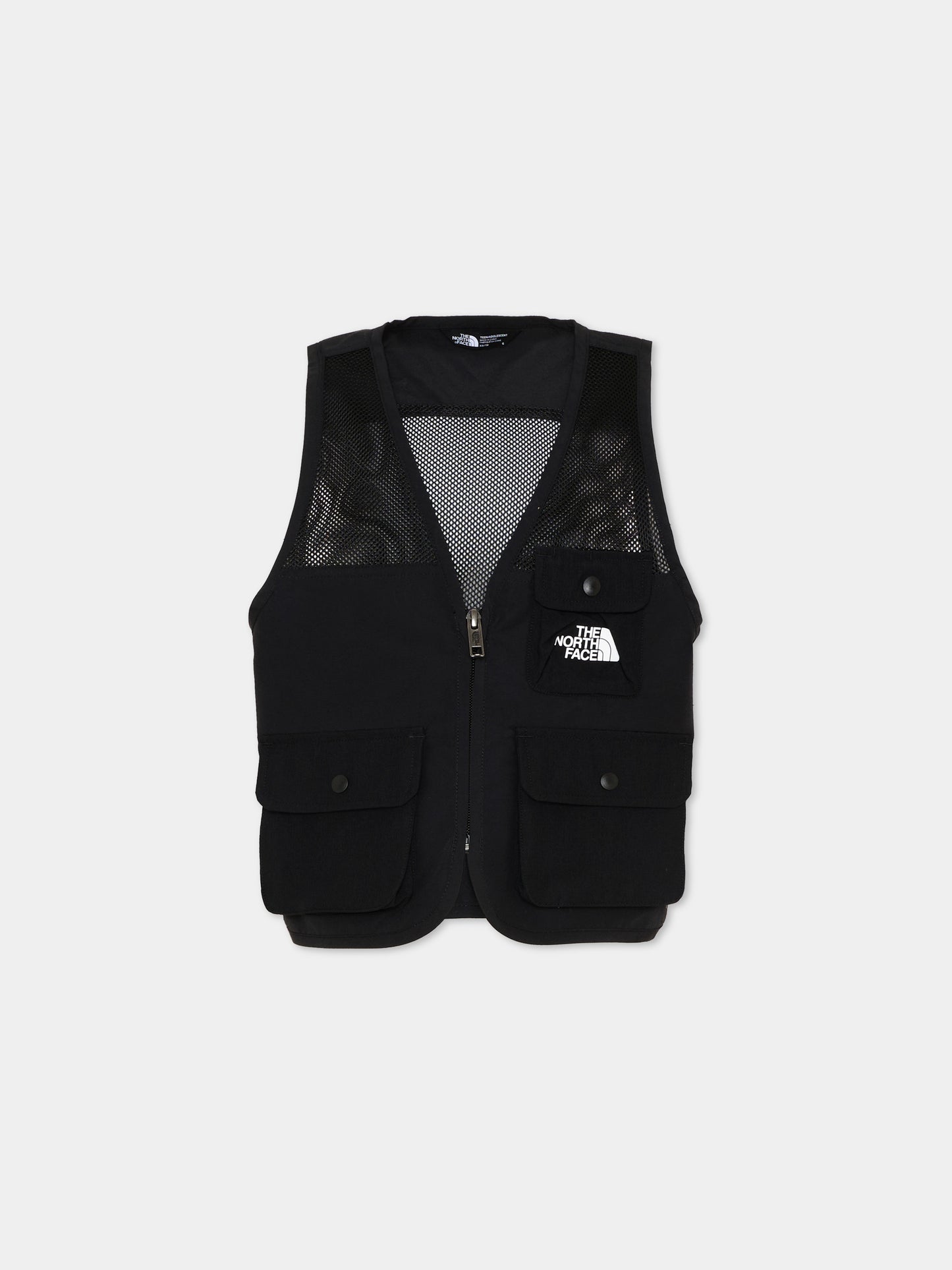 Gilet nero per bambini con logo,The North Face Kids,NF0A8G3BJK31