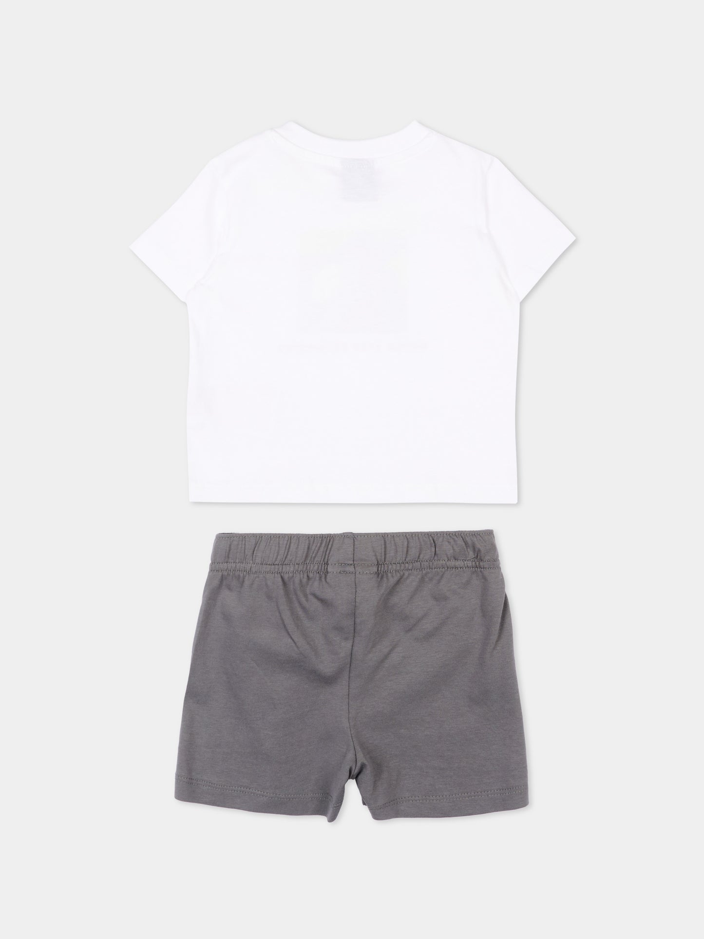 Completo sportivo bianco per neonato con logo,The North Face Kids,NF0A8G1D3N81