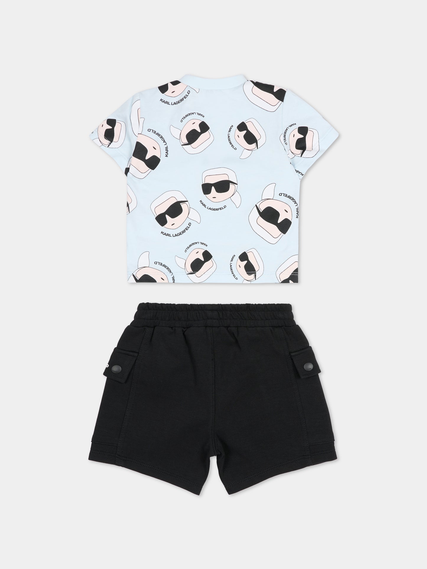 Completo multicolor per neonato con Karl Lagerfeld,Karl Lagerfeld Kids,Z31070 77X