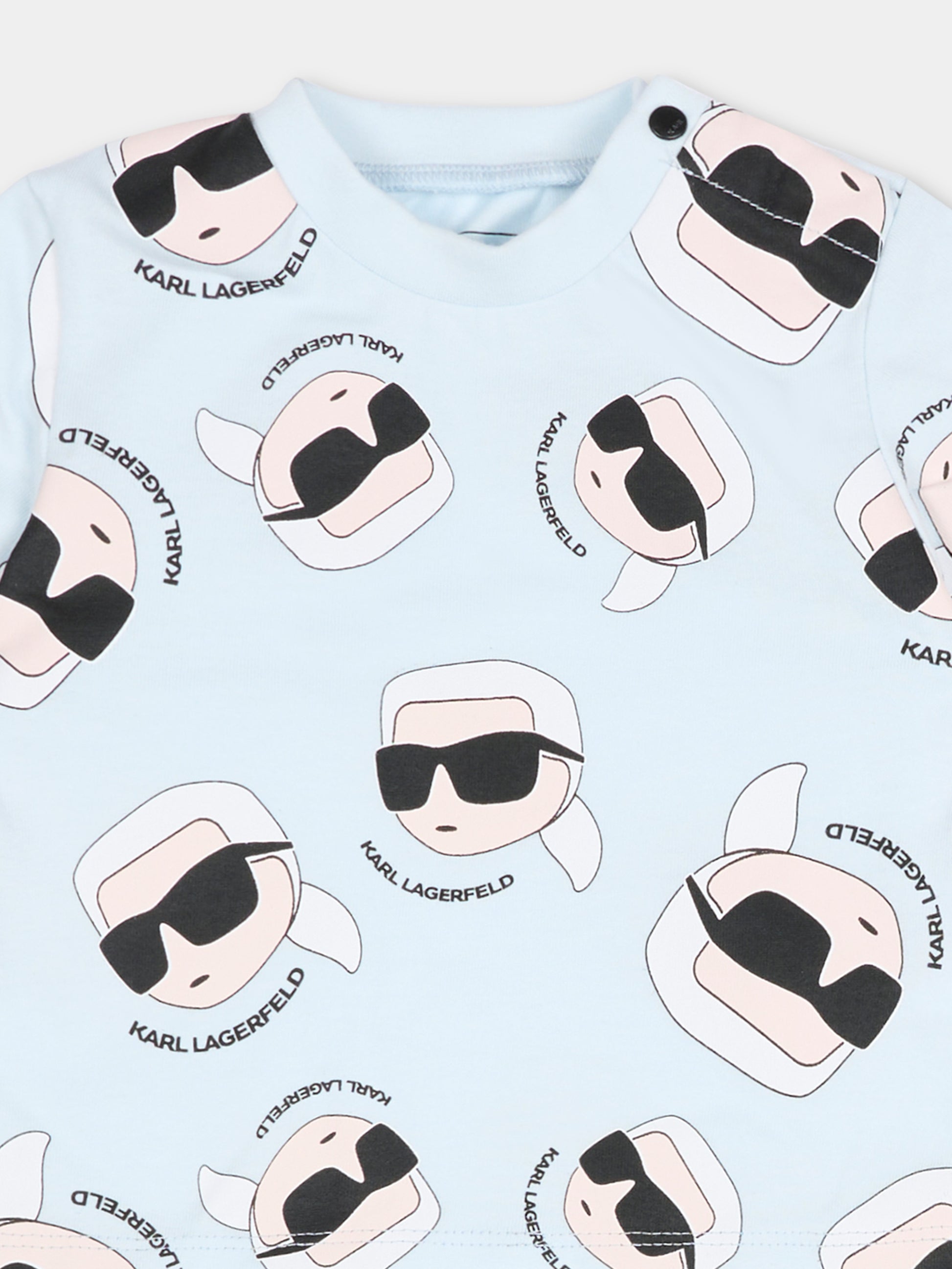 Completo multicolor per neonato con Karl Lagerfeld,Karl Lagerfeld Kids,Z31070 77X