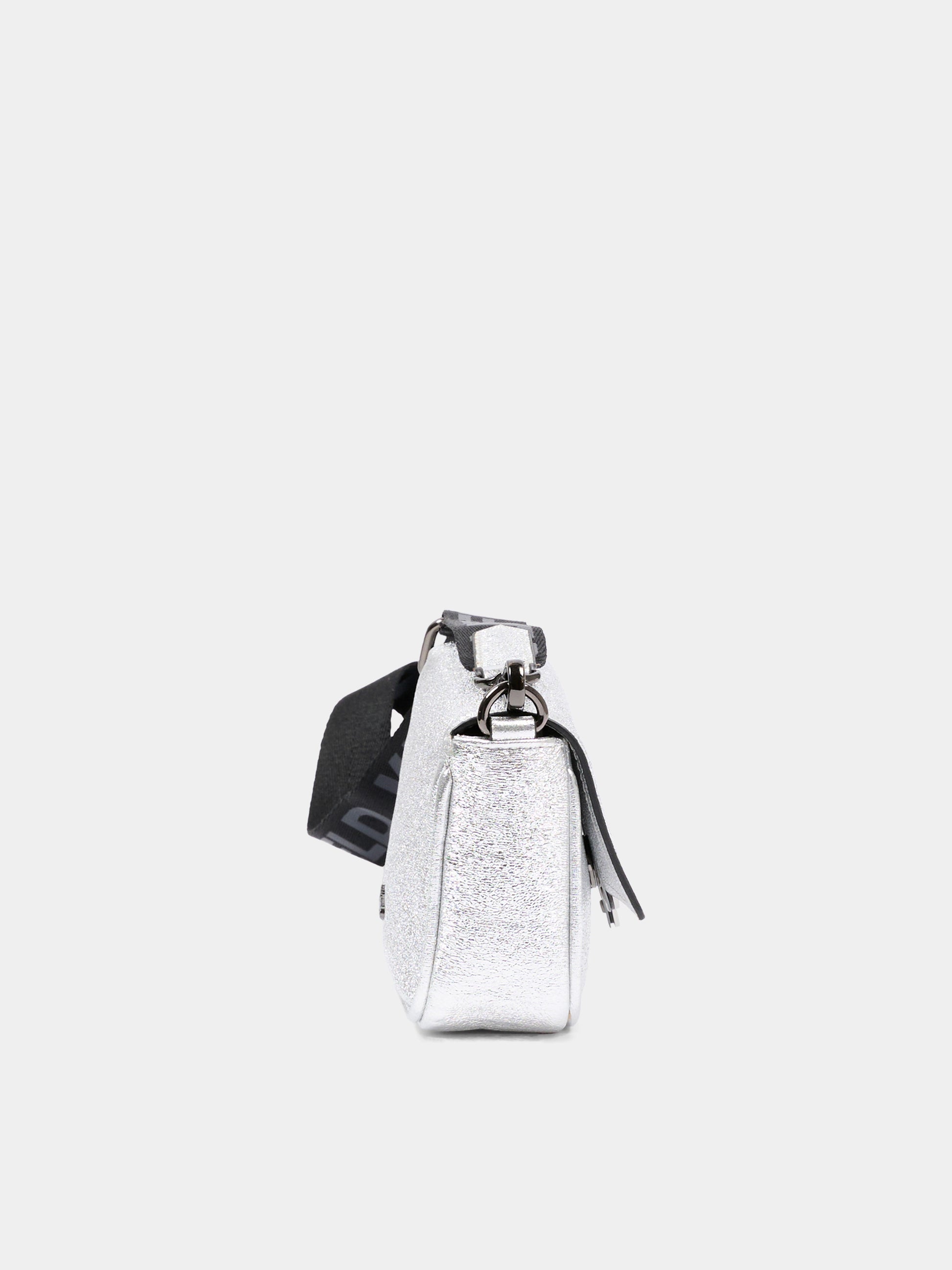 Borsa argento per bambina con Ikonik Karl,Karl Lagerfeld Kids,Z31218 016
