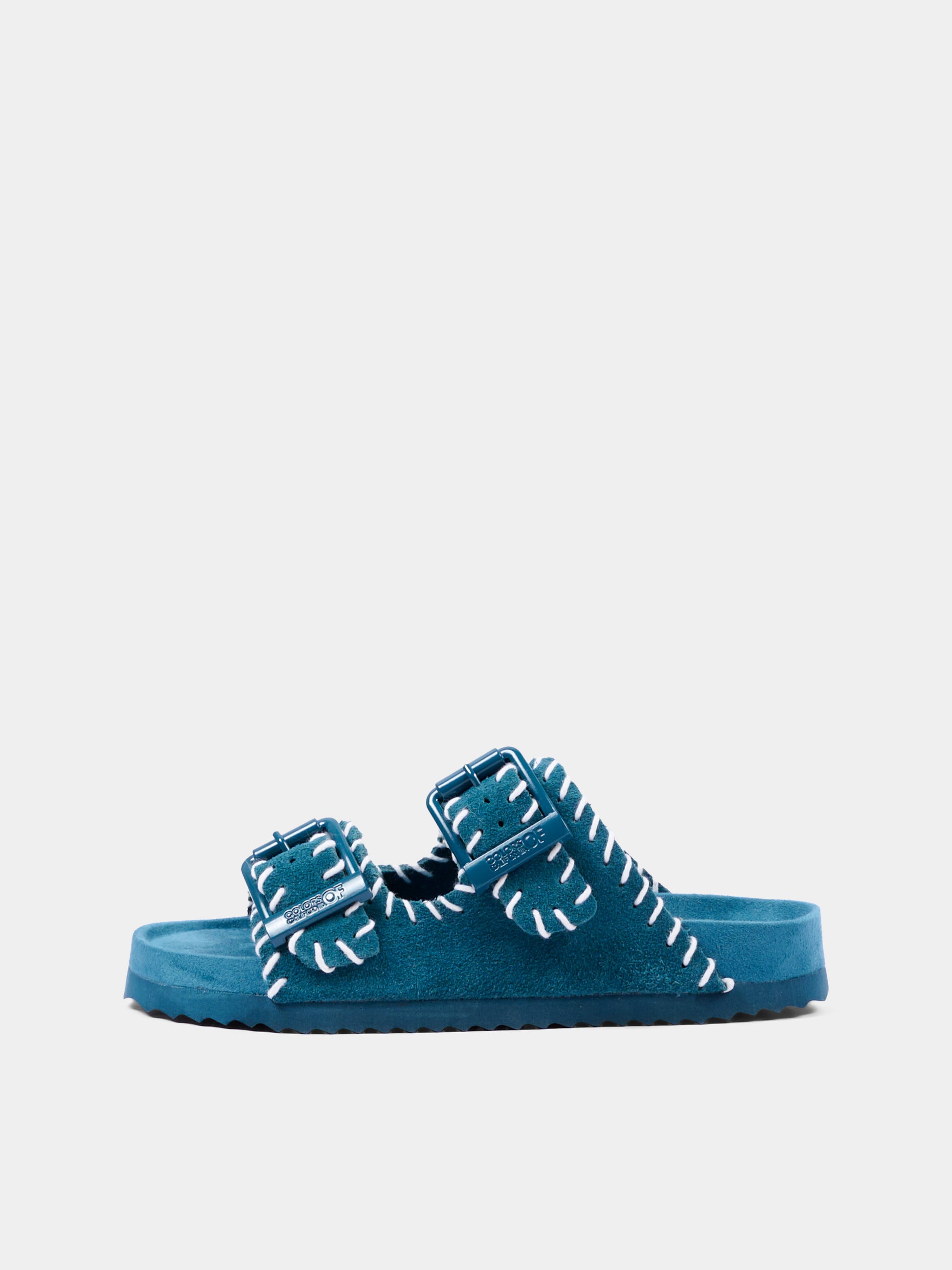 Sandali blu per bambina con impunture,Colors Of California,HC 2610 SEA