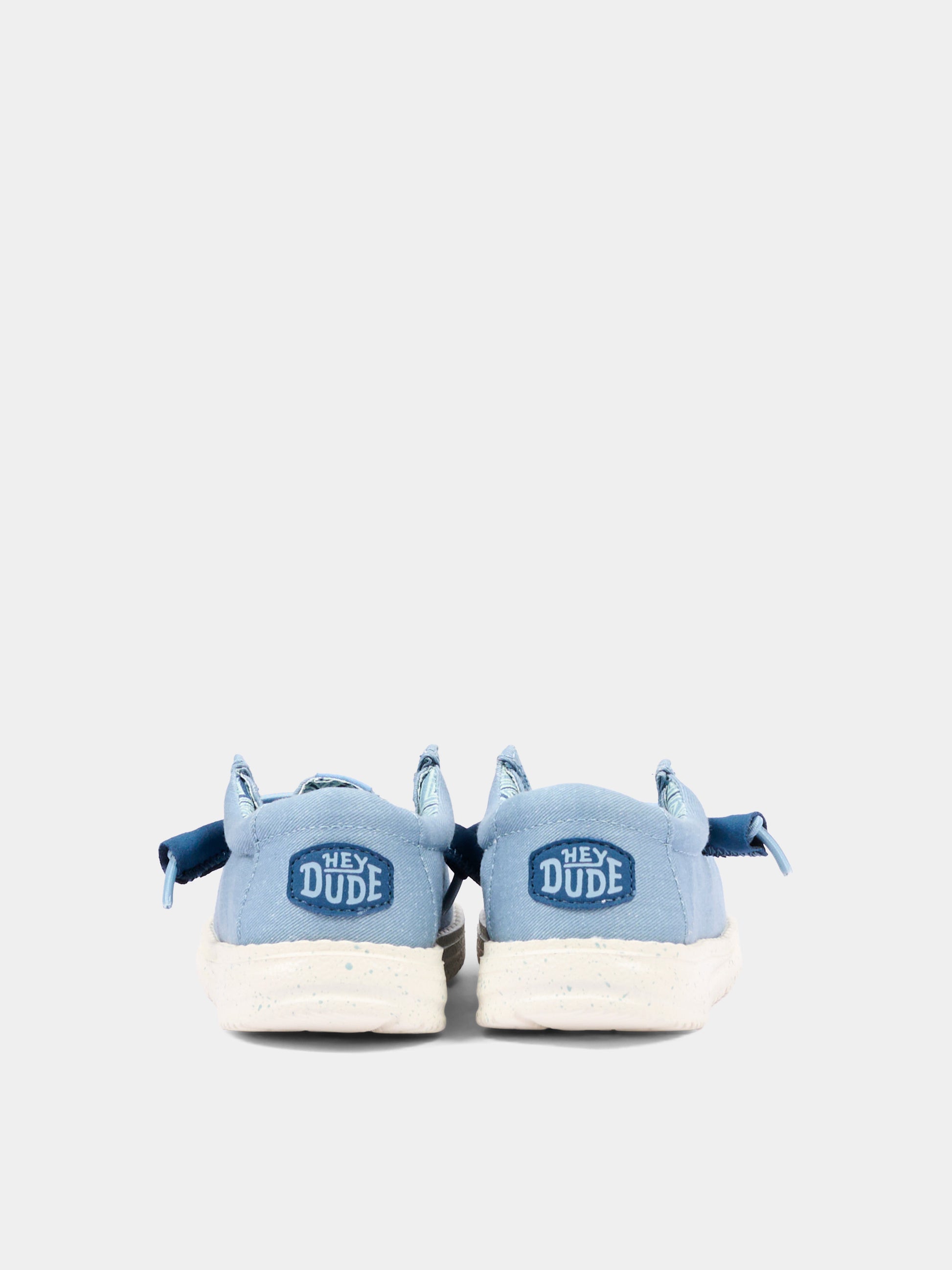Mocassini denim Wally Y Stretch Canvas per bambino,Hey Dude,41144A 4UG HDY1