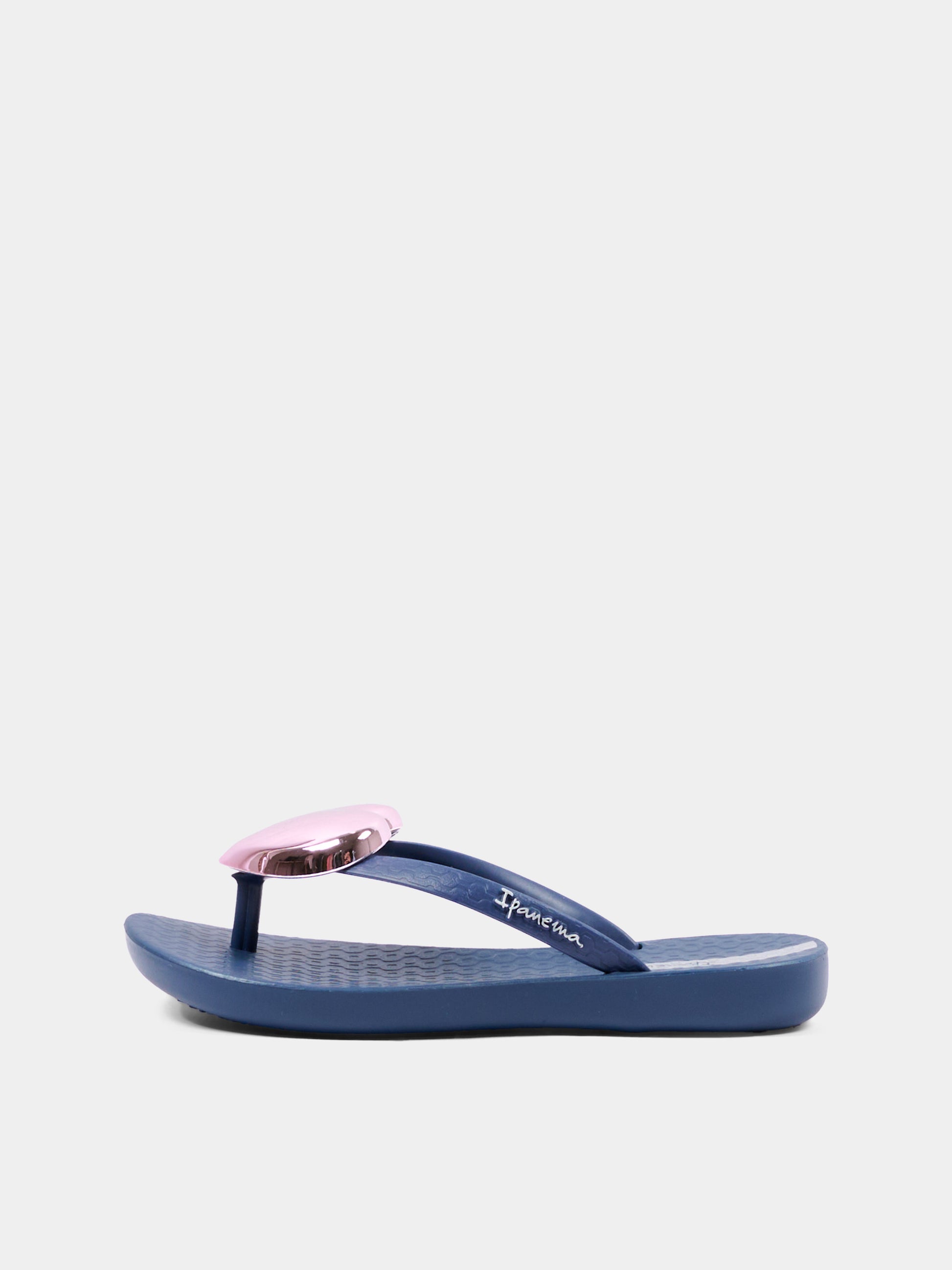 Infradito blu per bambina con cuore,Ipanema,83664 BO612 K6 G