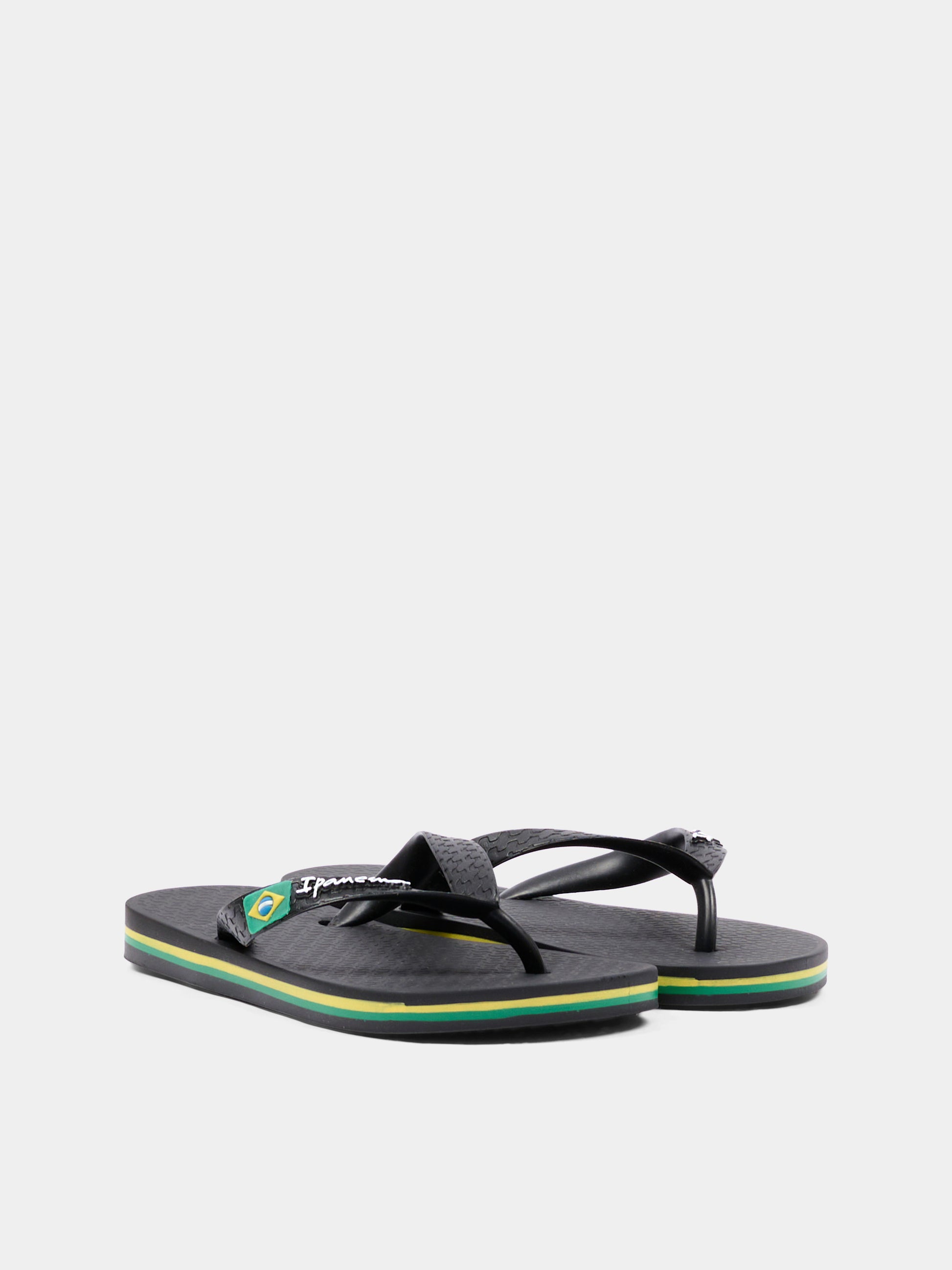 Infradito nere per bambini con logo,Ipanema,80416 21138 K2 GR