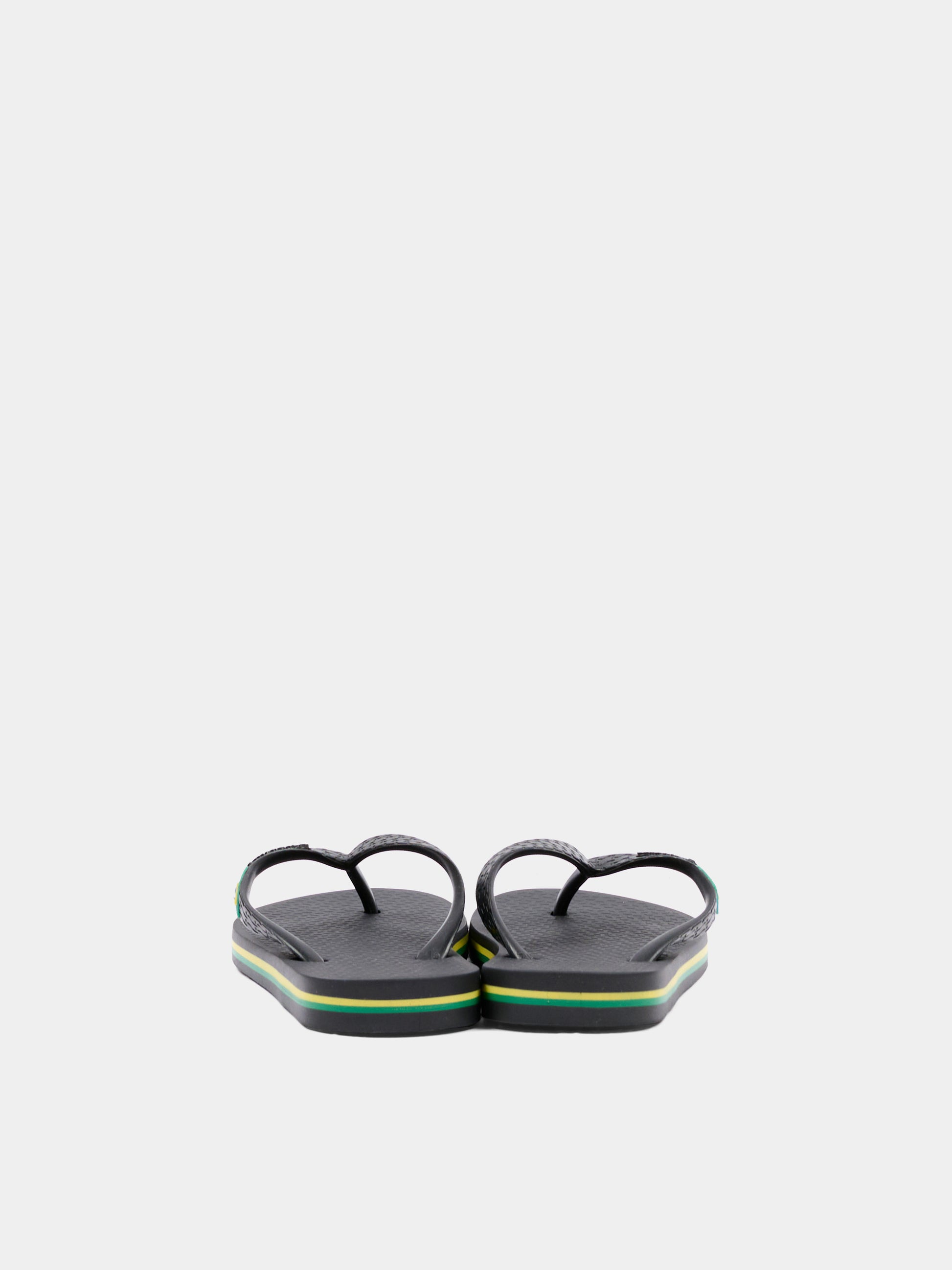 Infradito nere per bambini con logo,Ipanema,80416 21138 K2 GR