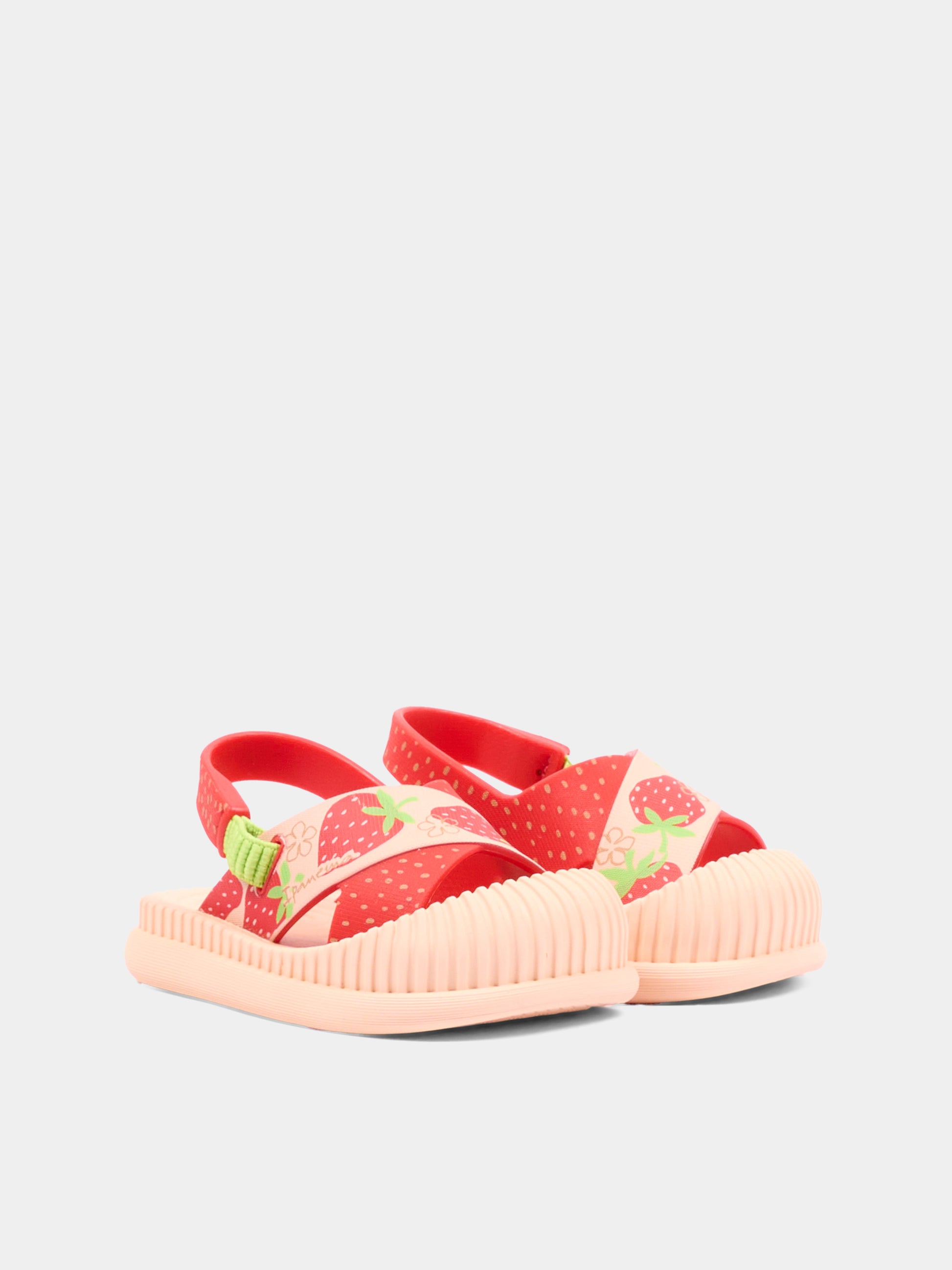 Sandali rosa con fragole per bambina,Ipanema,83804 BN244 K22 GR