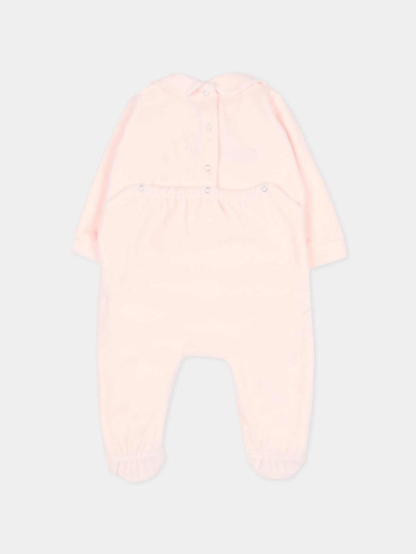 Tutina rosa per neonata con agnellino,Le Boo Beebè,CB012 30