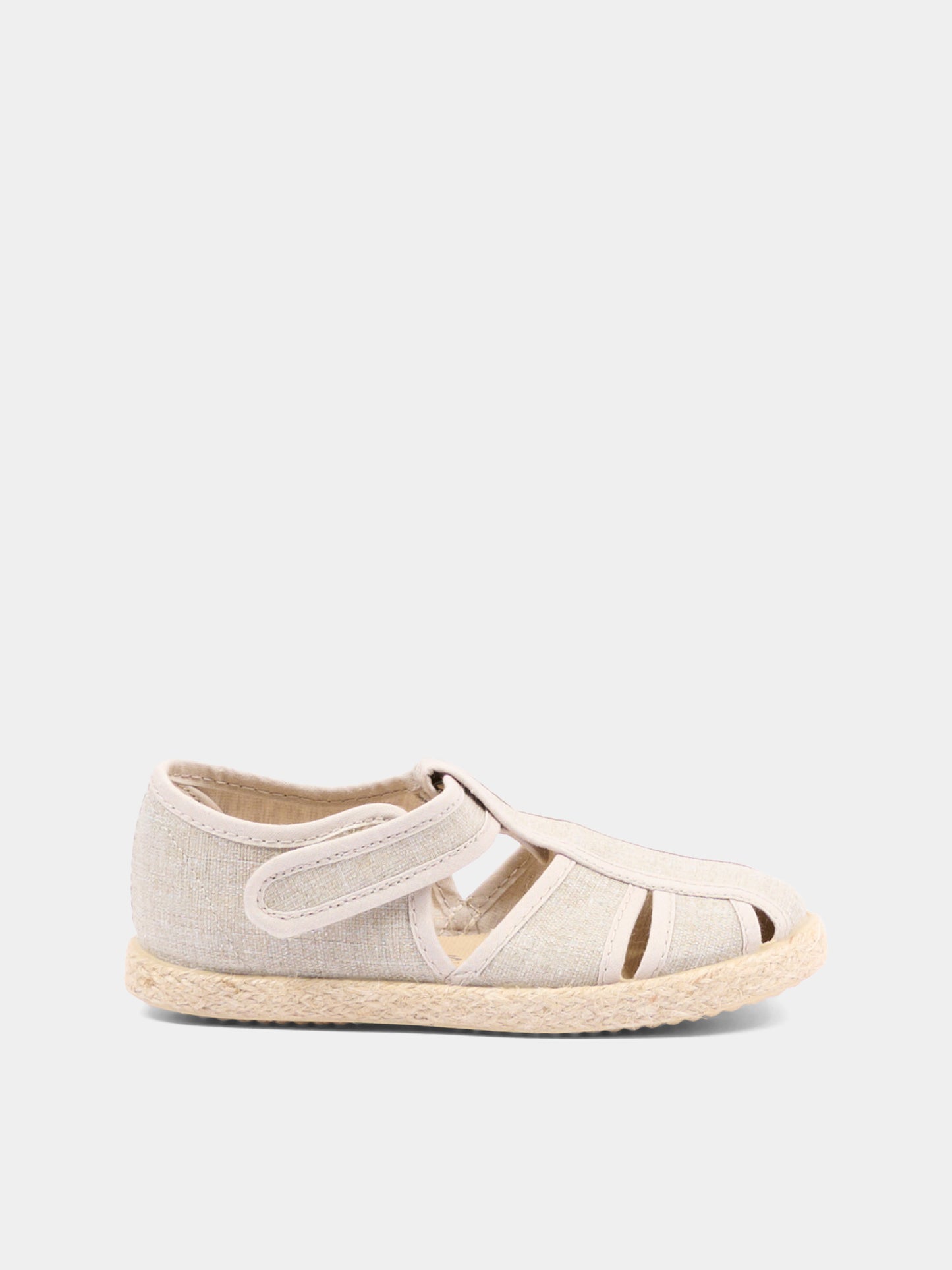 Sandali beige per bambino,Pisamonas,0765 CRUDO