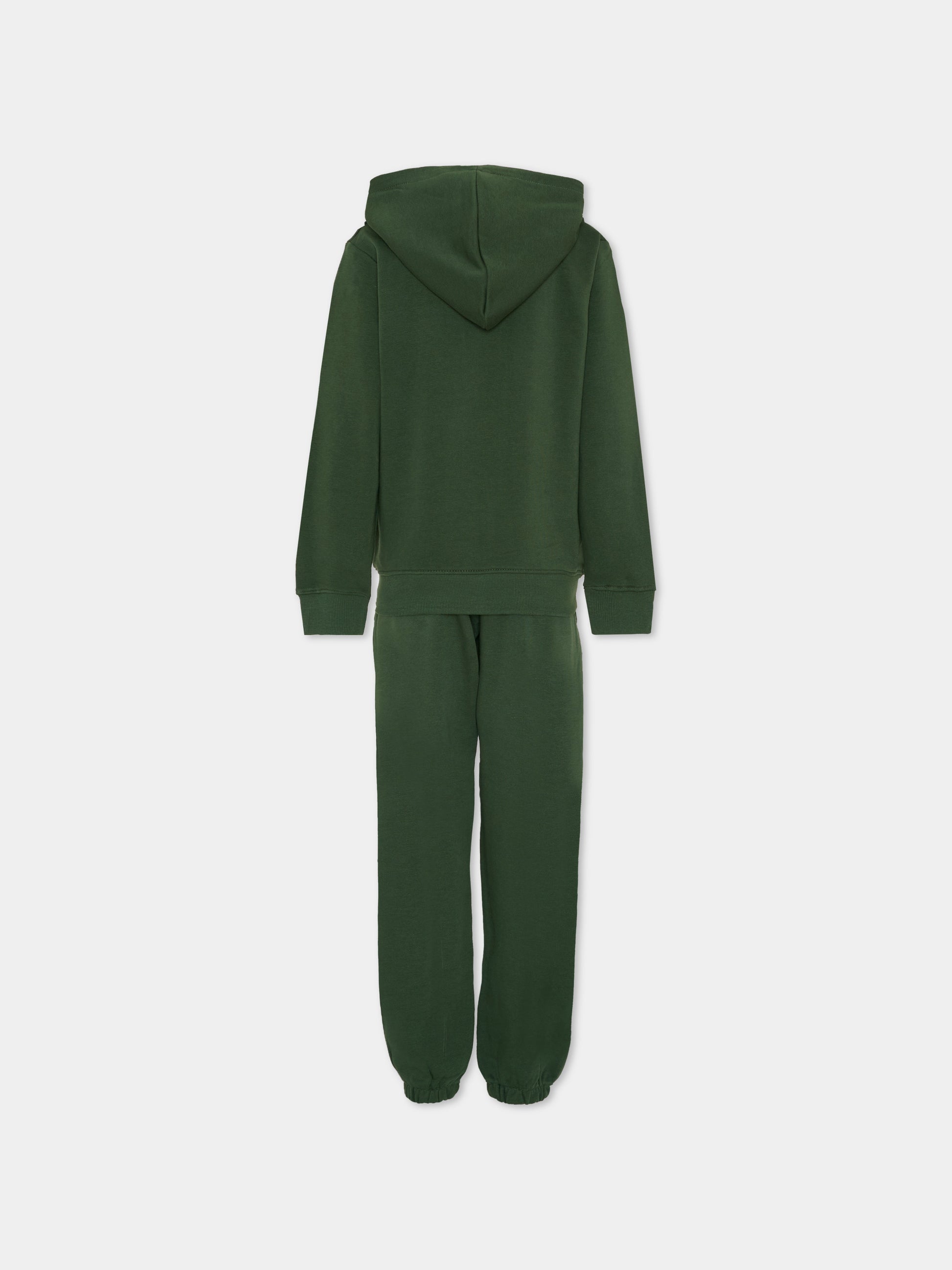 Completo verde per bambino con logo,Richmond,RBA25001CF FOREST NIGHT