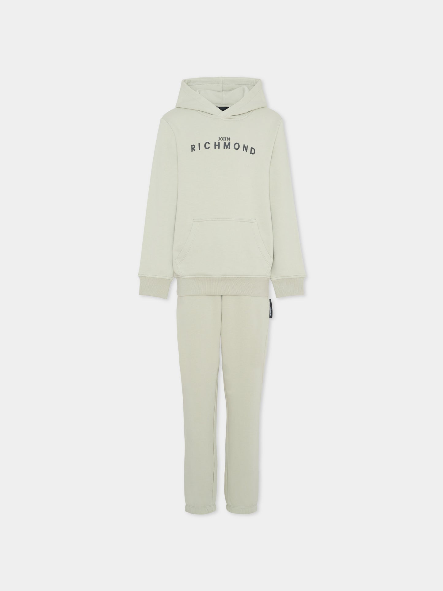 Completo grigio per bambino con logo,Richmond,RBA25007CF GREY AGATE
