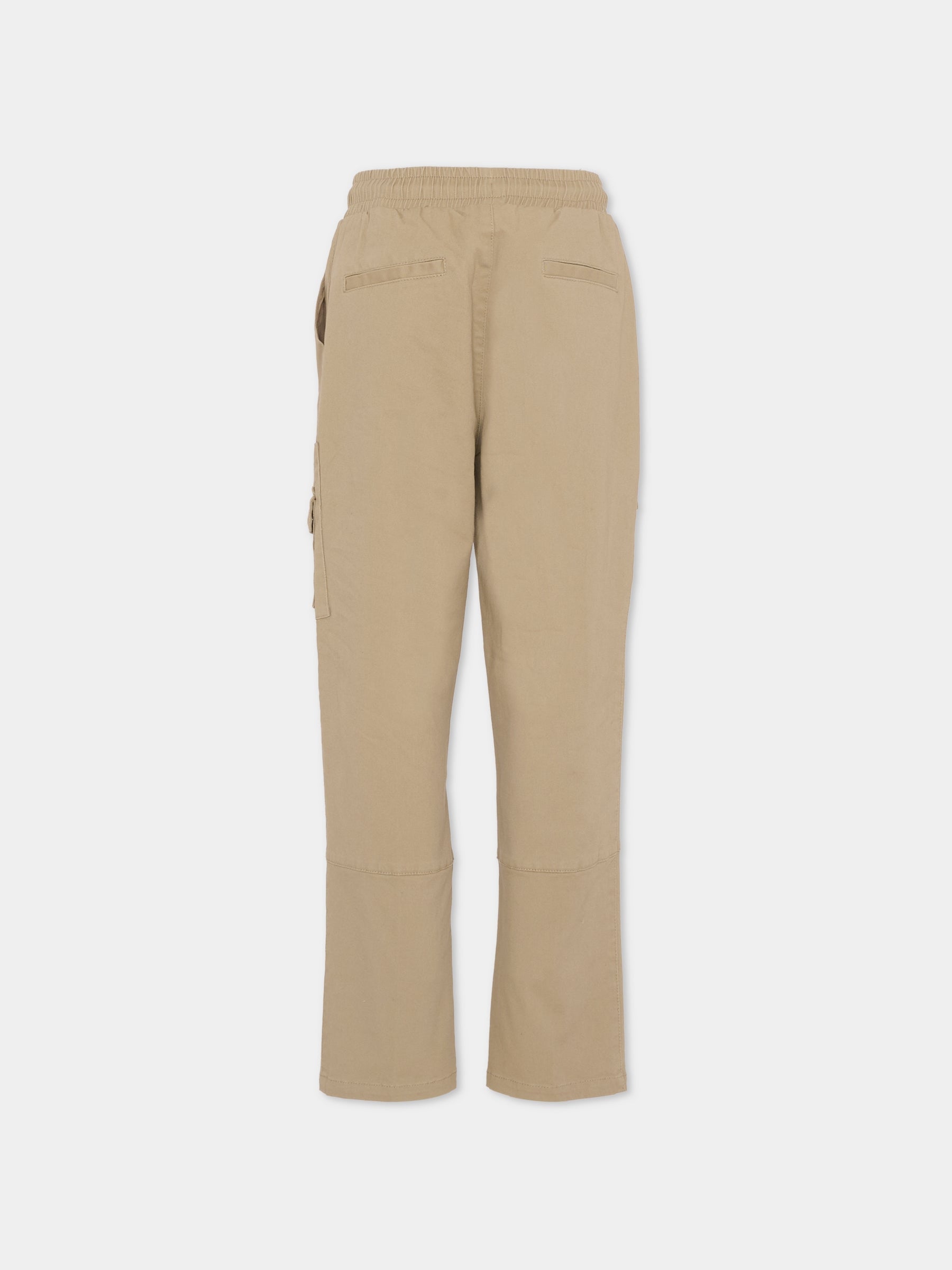 Pantaloni beige pe bambino con logo,Richmond,RBA25148PA TRENCH COAT