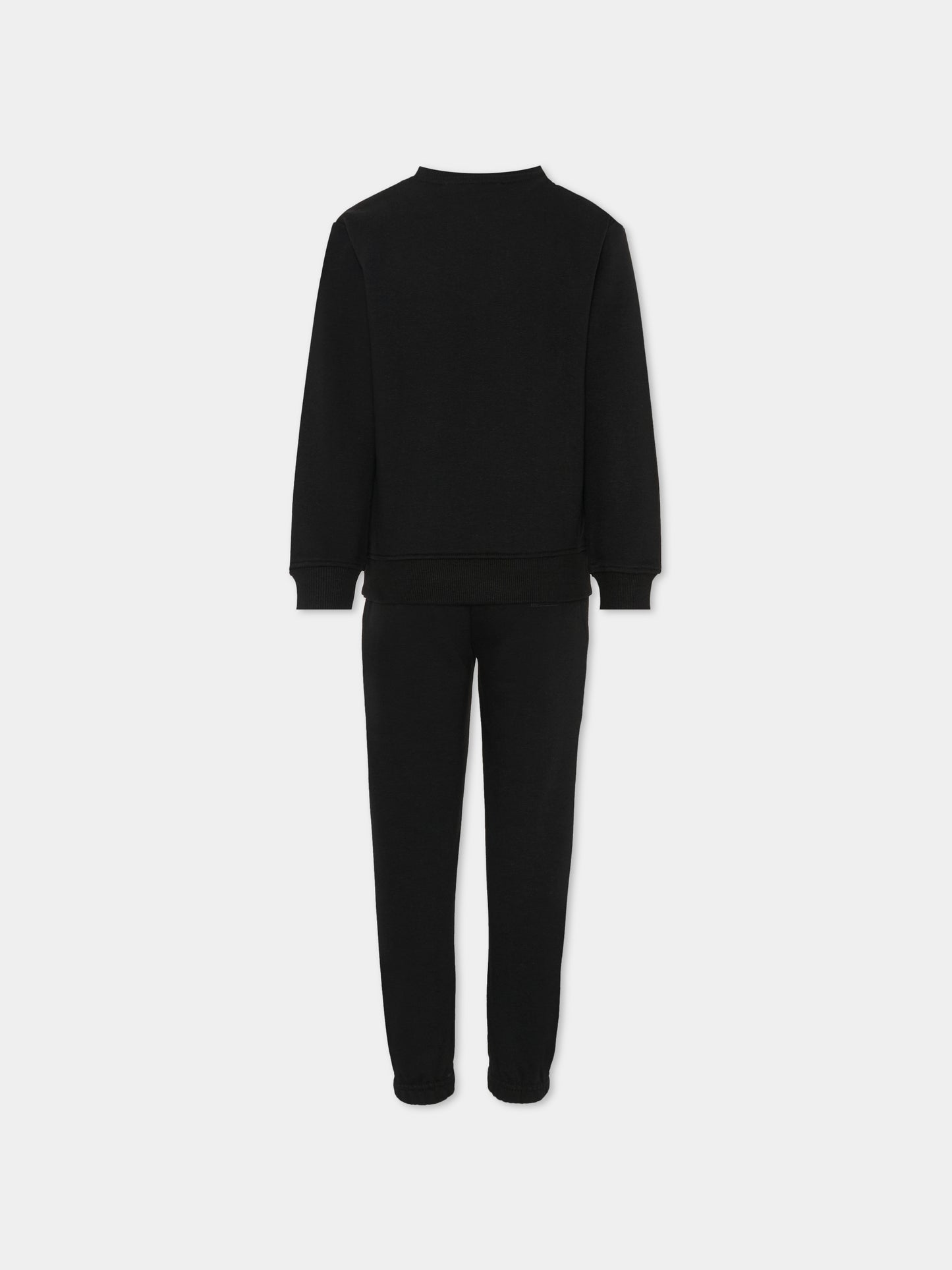 Completo nero per bambino con logo,Richmond,RBA25201CF BLACK