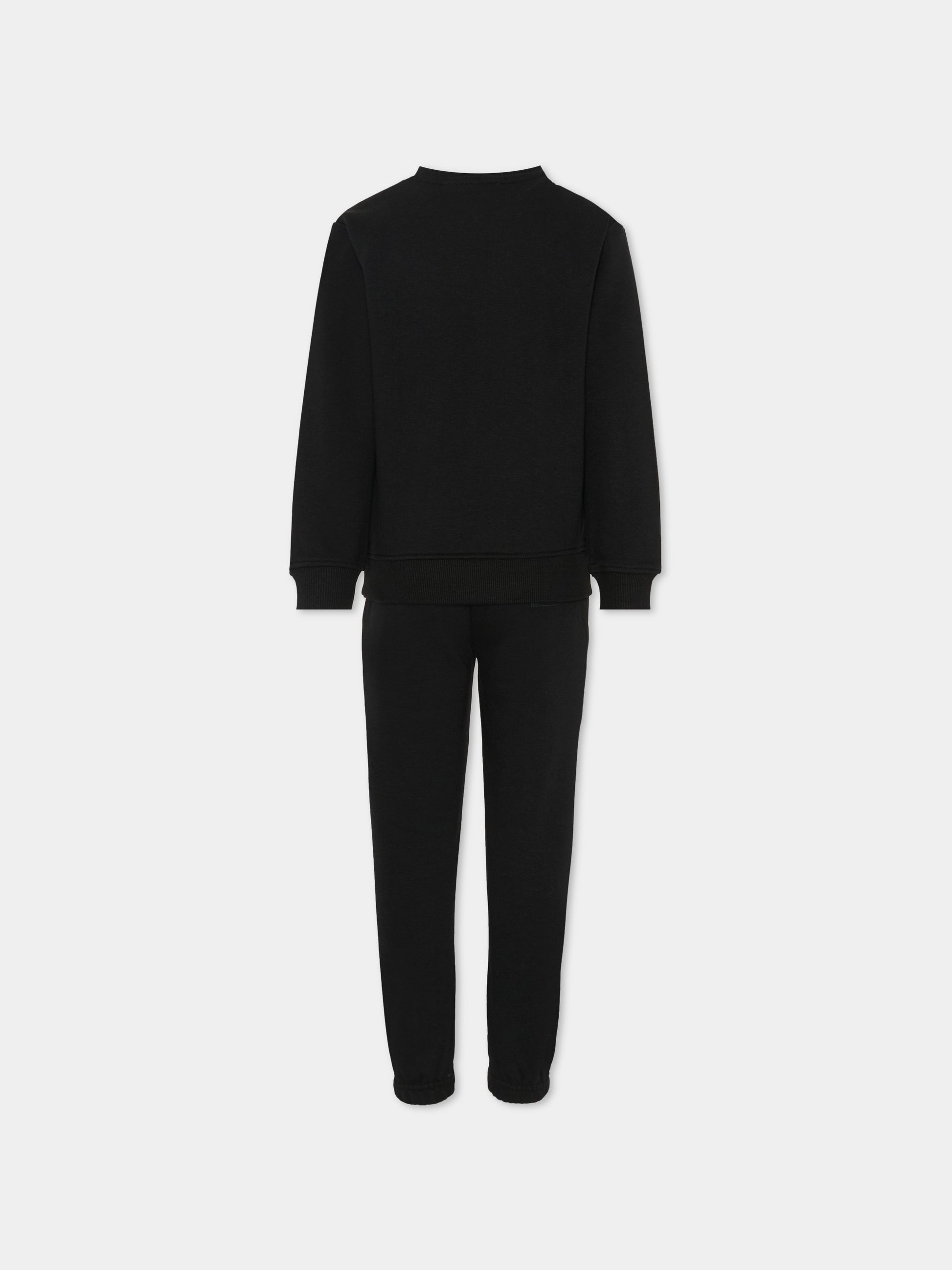 Completo nero per bambino con logo,Richmond,RBA25201CF BLACK