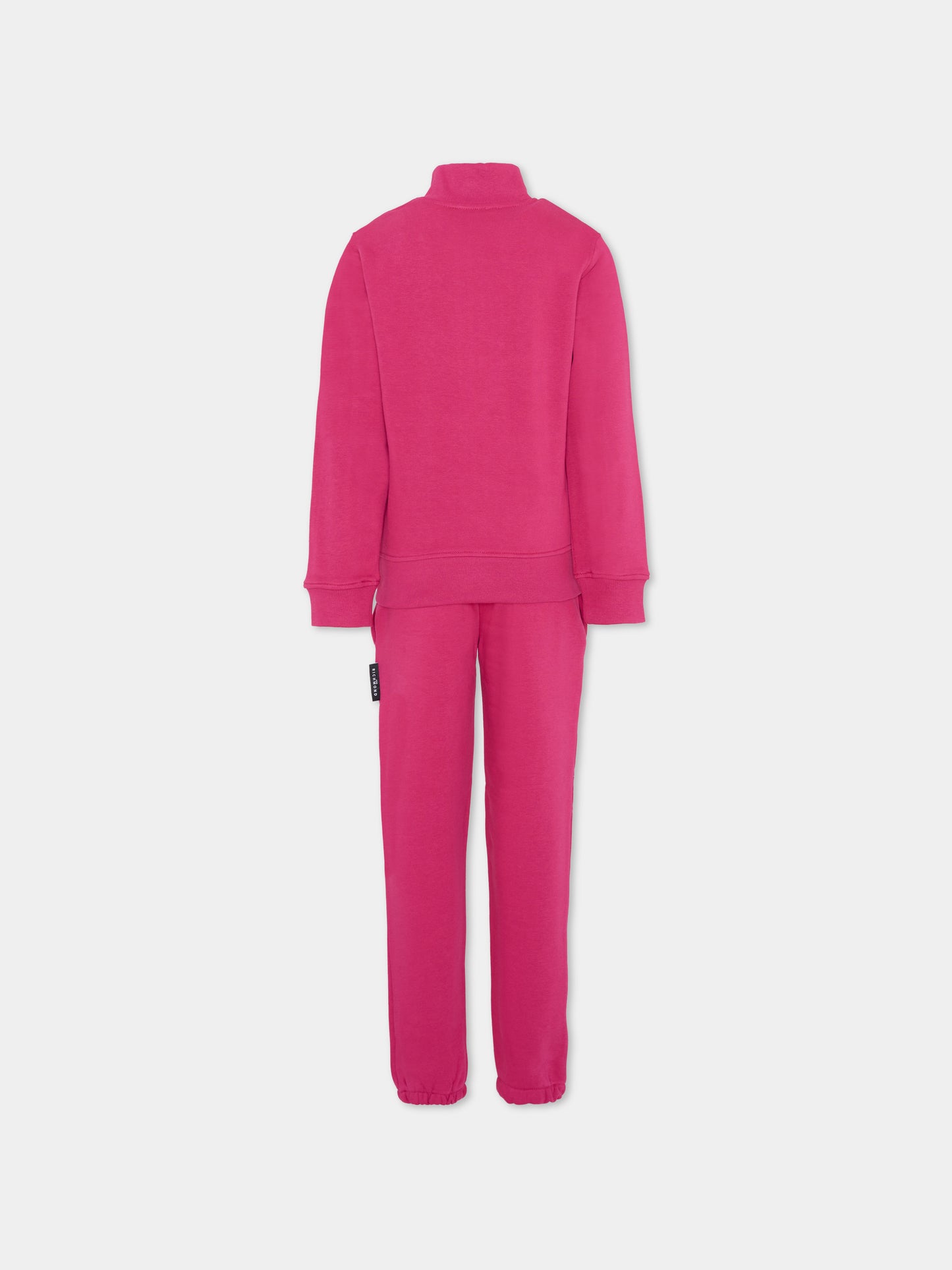 Completo fucsia per bambina con logo,Richmond,RGA25005CF VIVACIOUS