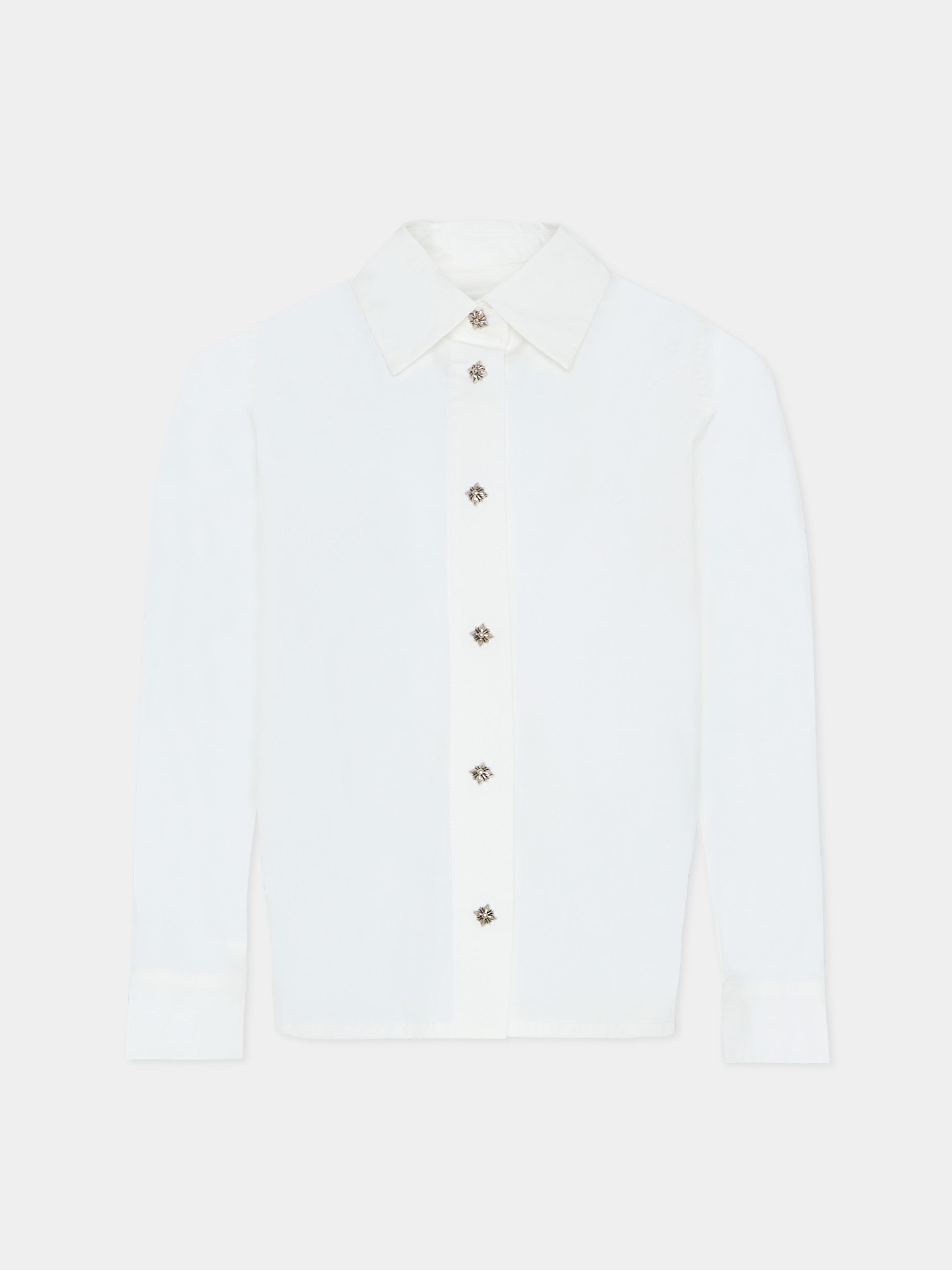 Camicia avorio per bambina,Richmond,RGA25234CA WHITE