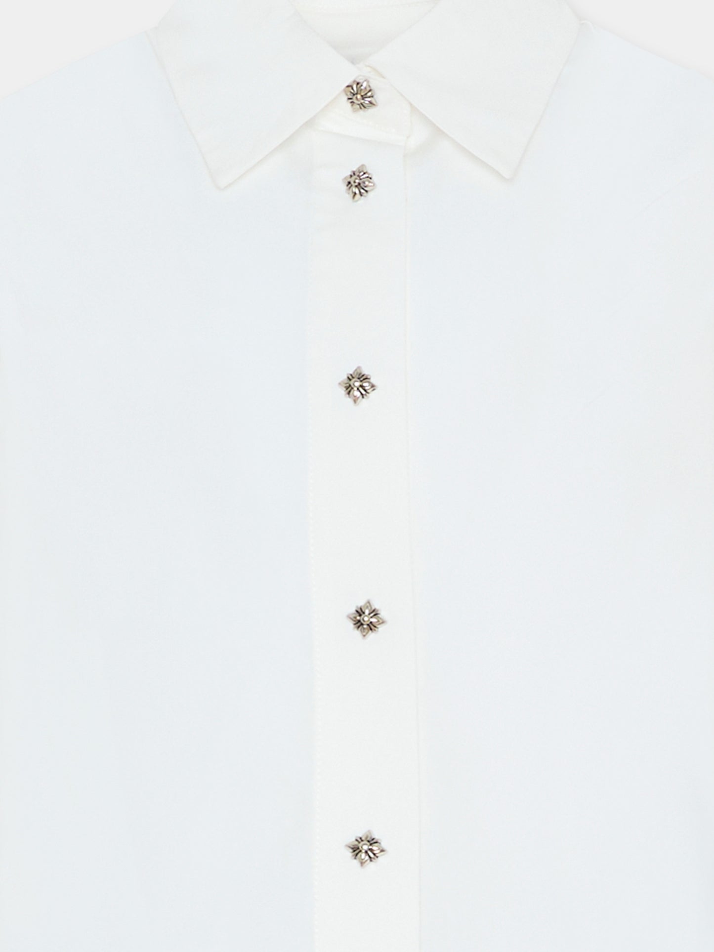 Camicia avorio per bambina,Richmond,RGA25234CA WHITE