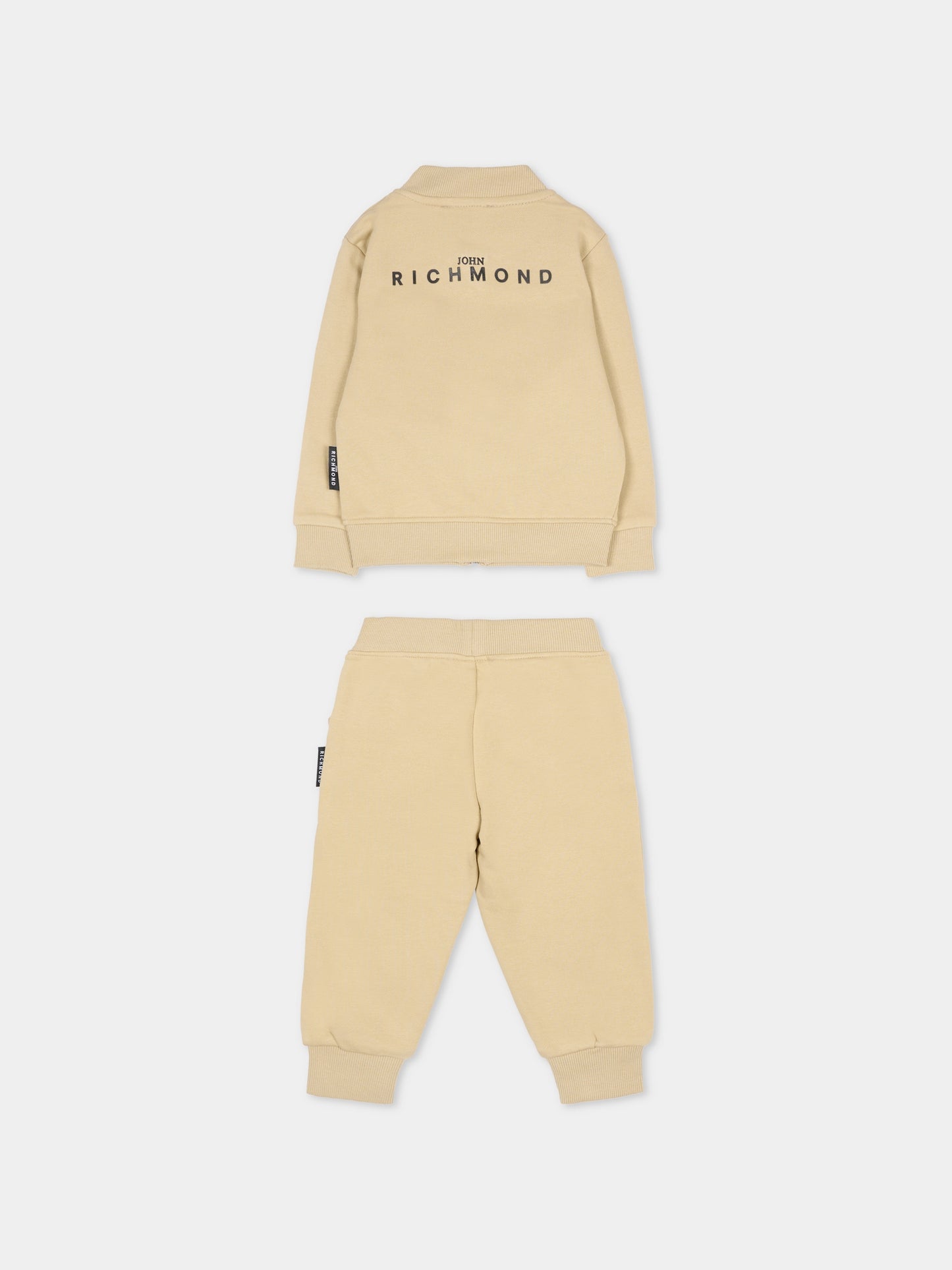 Completo beige per neonato con logo,Richmond,RIA25002CF TRENCH COAT