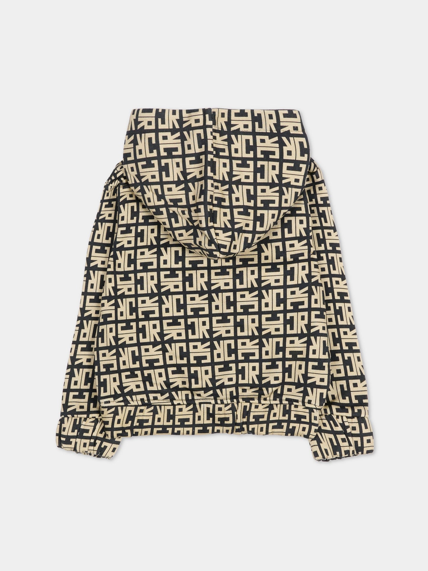 Felpa beige per neonato con logo,Richmond,RIA25047FE JR MONOGRAM BEIGE