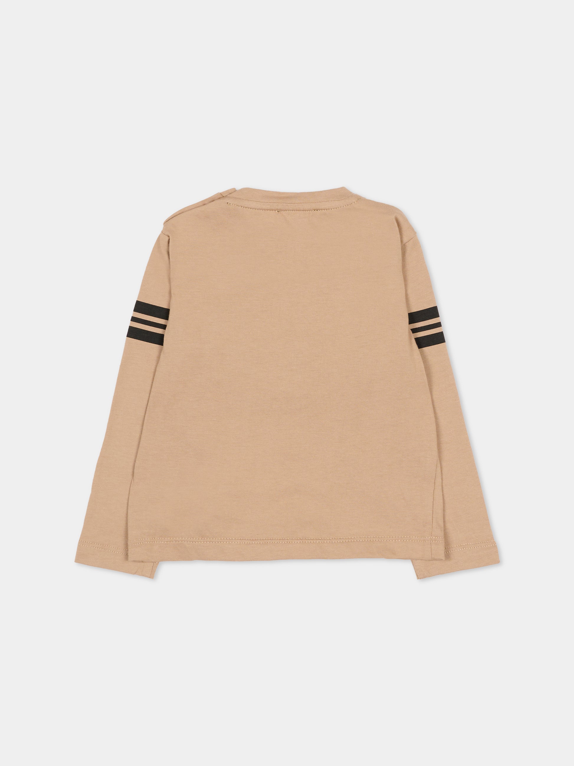 T-shirt beige per neonato con logo,Richmond,RIA25057TS TRENCH COAT