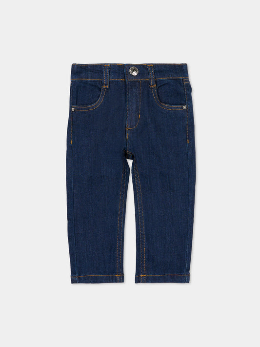 Jeans denim per neonato con logo,Richmond,RIA25090JE DENIM BLUE DARK