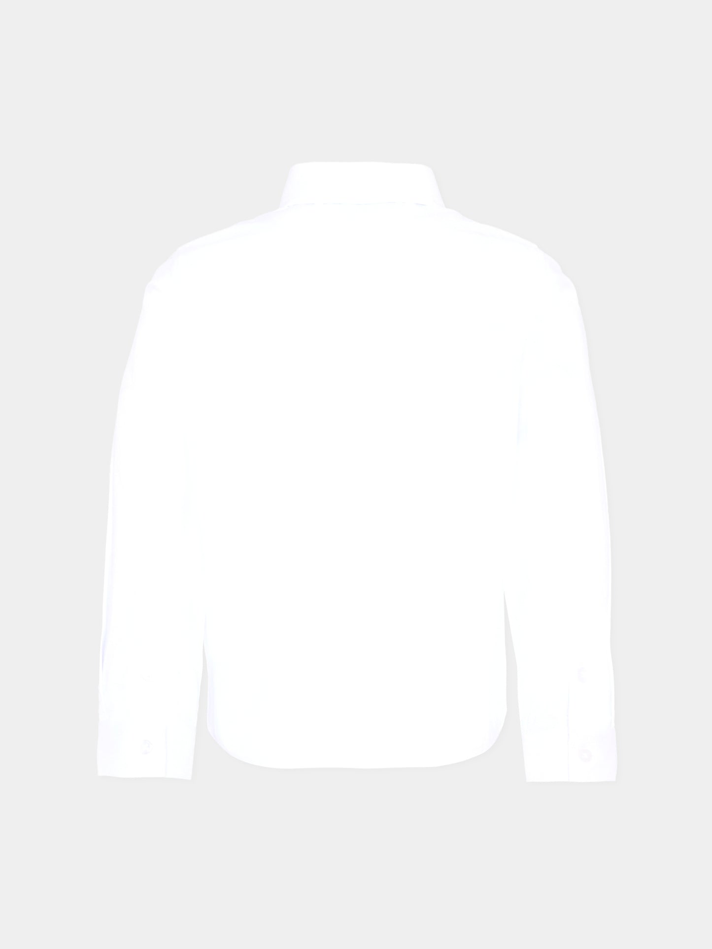 Camicia bianca per bambino con logo,Trussardi Junior,TBA25020CA WHITE