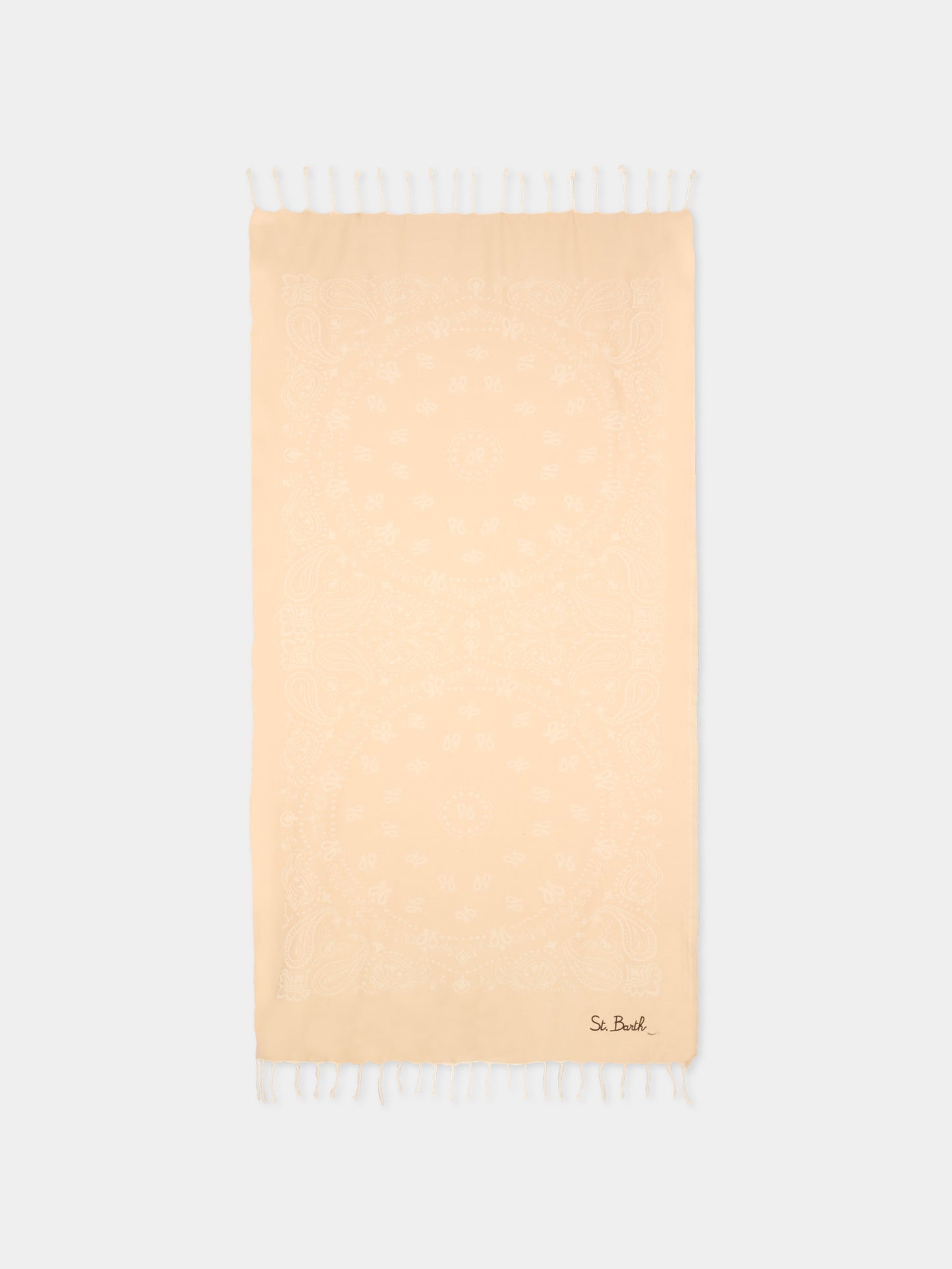 Beige beach towel Foutas J for Girl