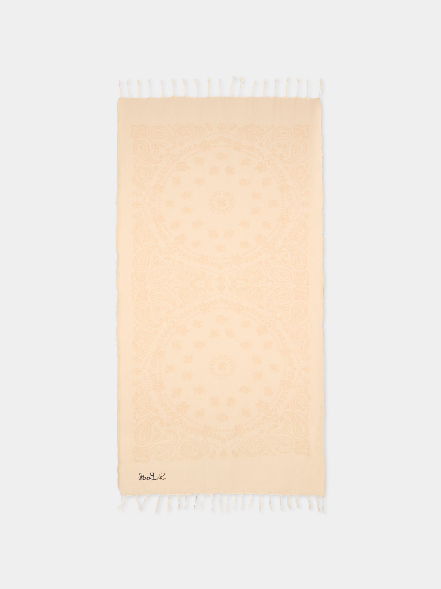 Beige beach towel Foutas J for Girl