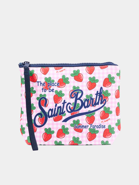 Pochette rosa Aline per bambina con fragole,Mc2 Saint Barth,ALIN001 00273L