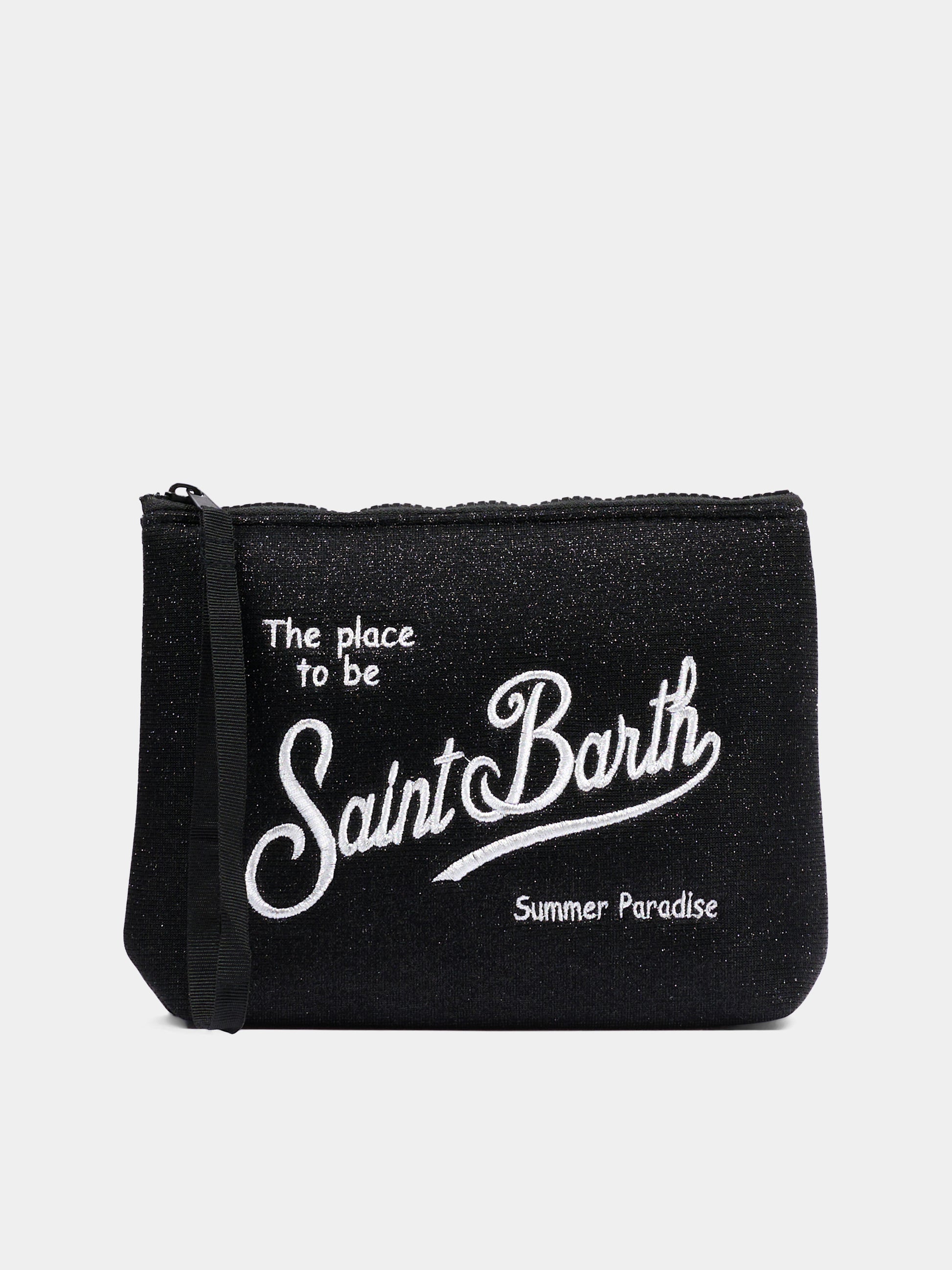 Pochette nera Aline Lurex per bambina,Mc2 Saint Barth,ALI0013 02999L