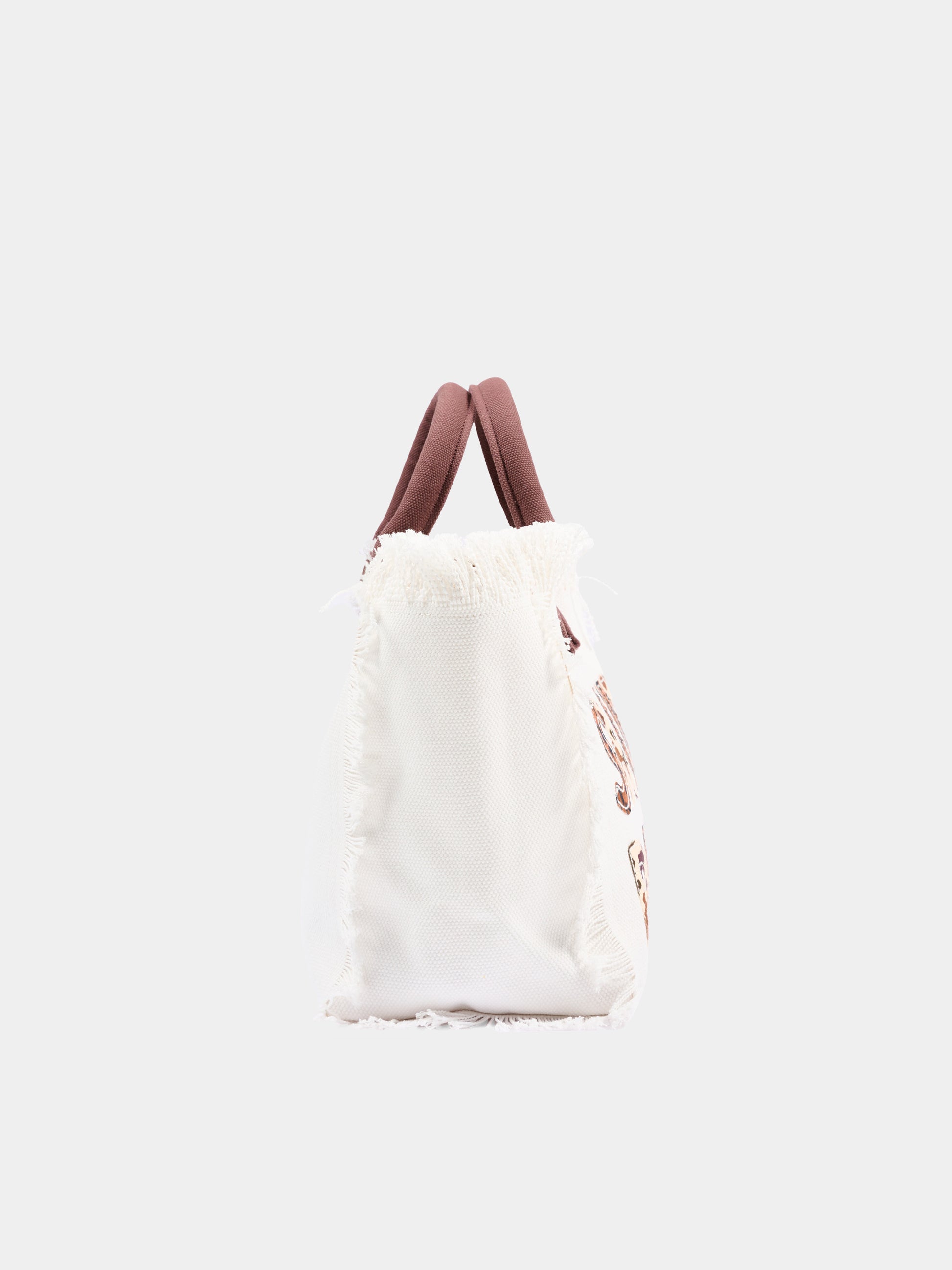 Borsa mare bianca Colette per bambina animalier,Mc2 Saint Barth,COL0001 00326L