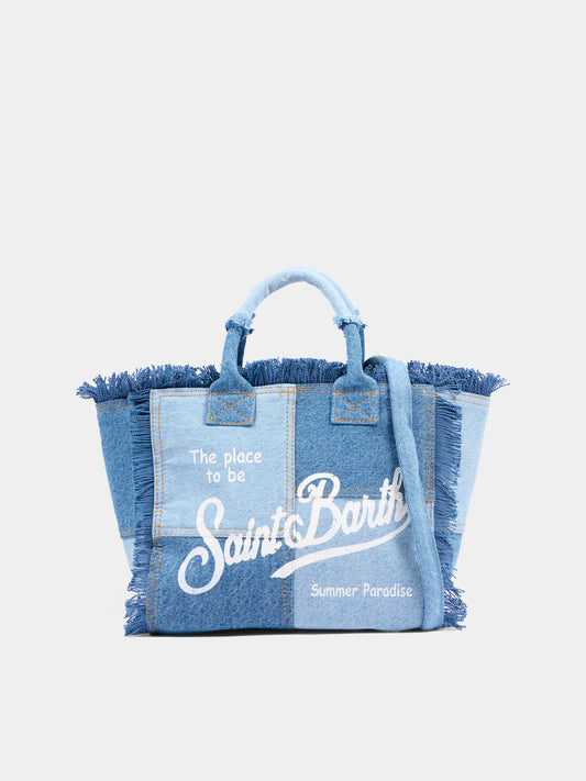 Borsa mare denim Colette per bambina,Mc2 Saint Barth,COL0001 00402L