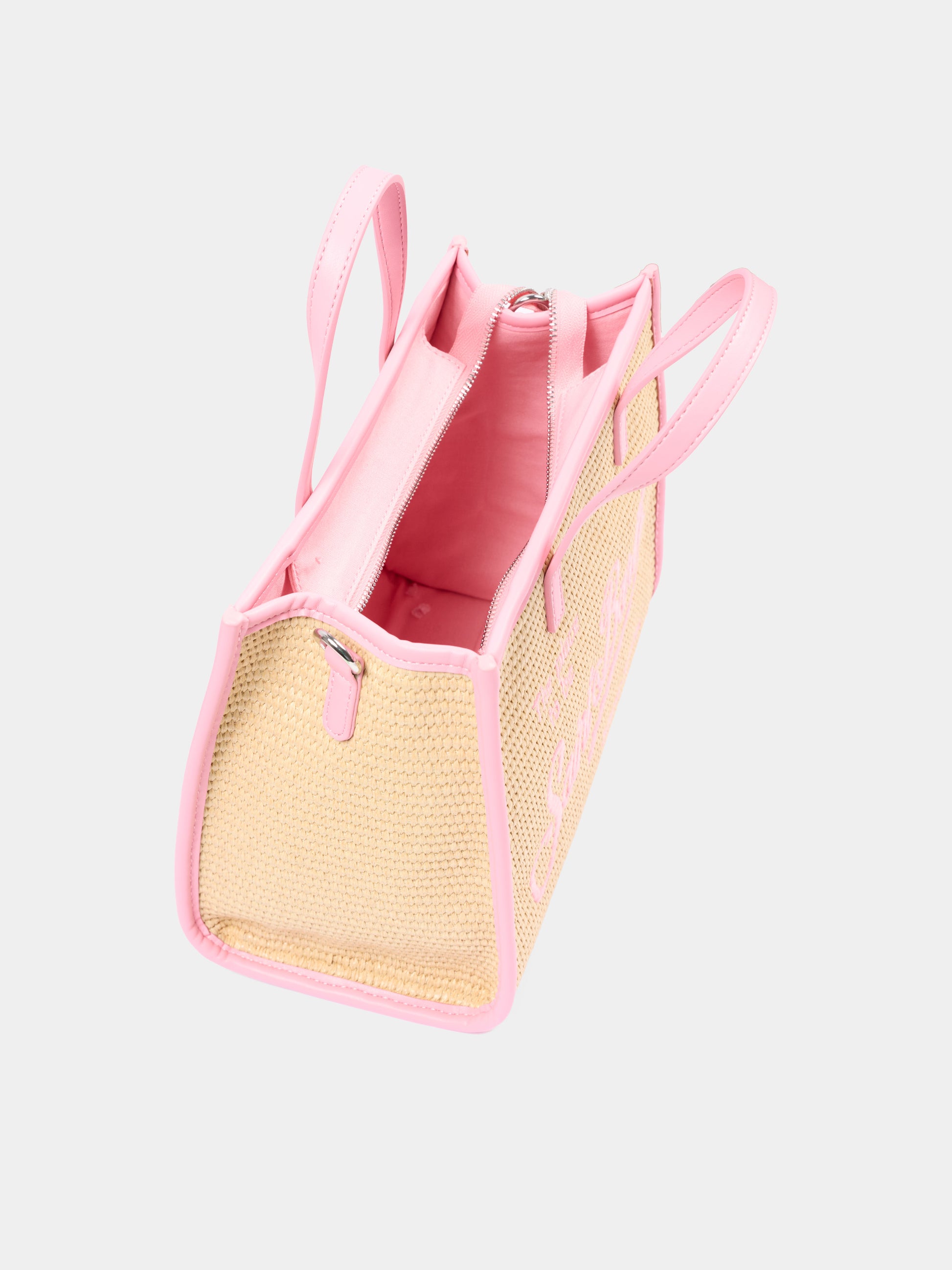 Borsa mare beige Vivian Mid Straw per bambina,Mc2 Saint Barth,VVID001 00415L