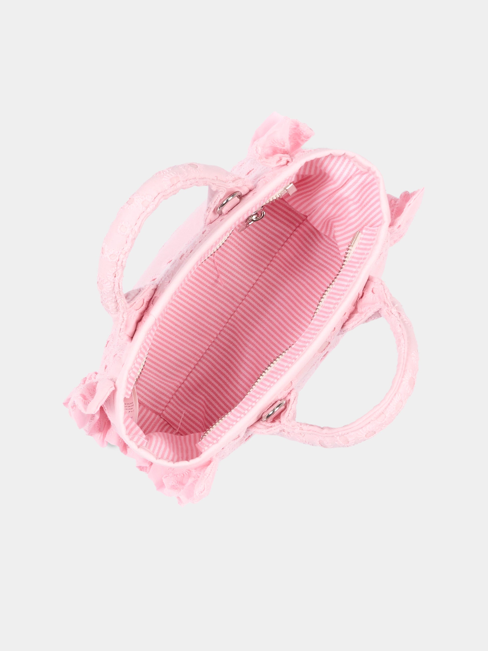 Borsa rosa Vanity Mini Volant per bambina,Mc2 Saint Barth,VAMI018 02531L