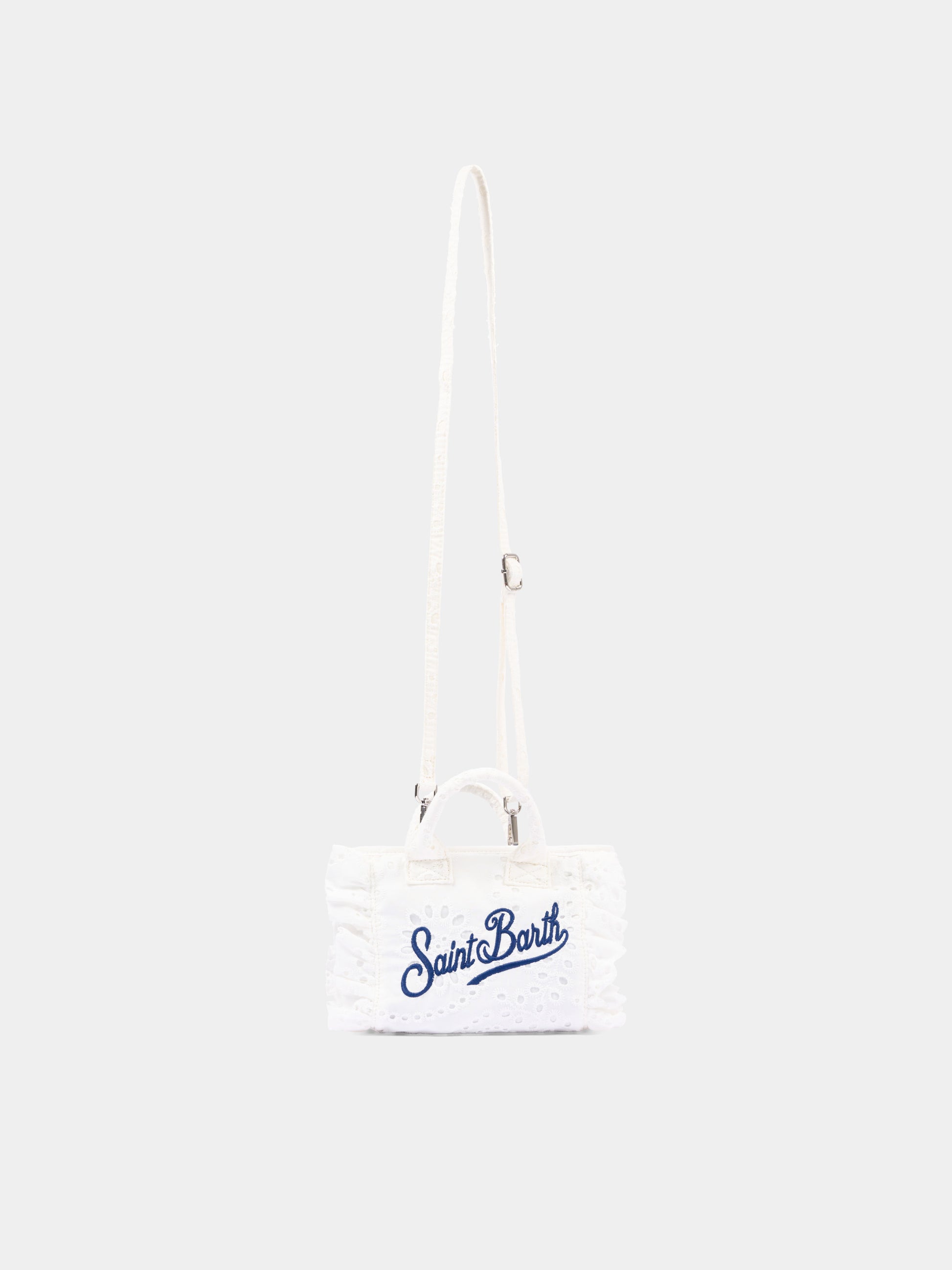 Borsa bianca Vanity Mini Volant per bambina,Mc2 Saint Barth,VAMI018 00434L