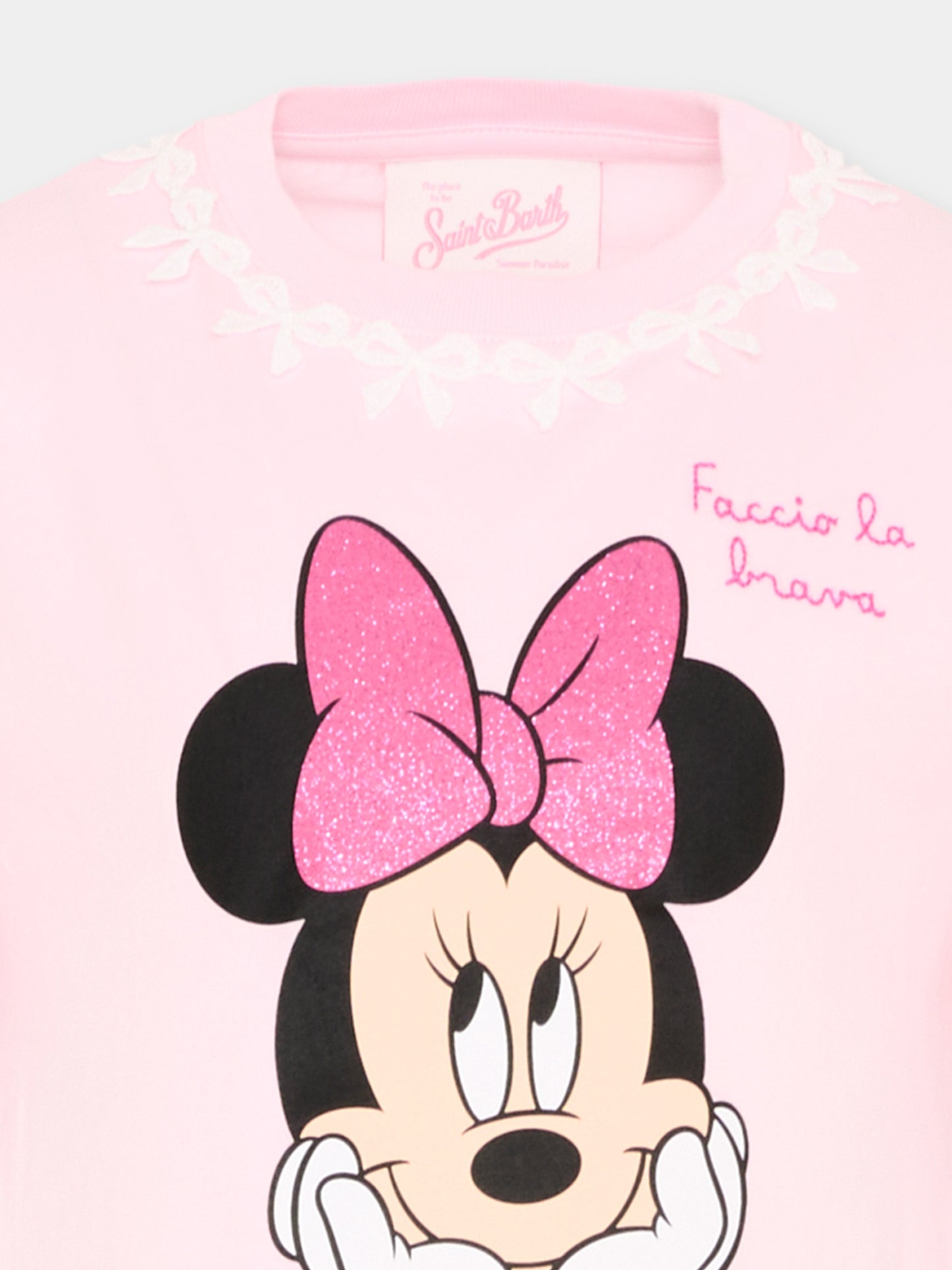 Copricostume rosa Abbey per bambina con Minnie,Mc2 Saint Barth,ABY0001 03915L