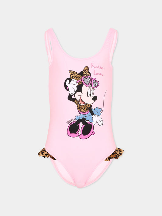 Costume intero rosa Tiana per bambina,Mc2 Saint Barth,TNA0001 02882L