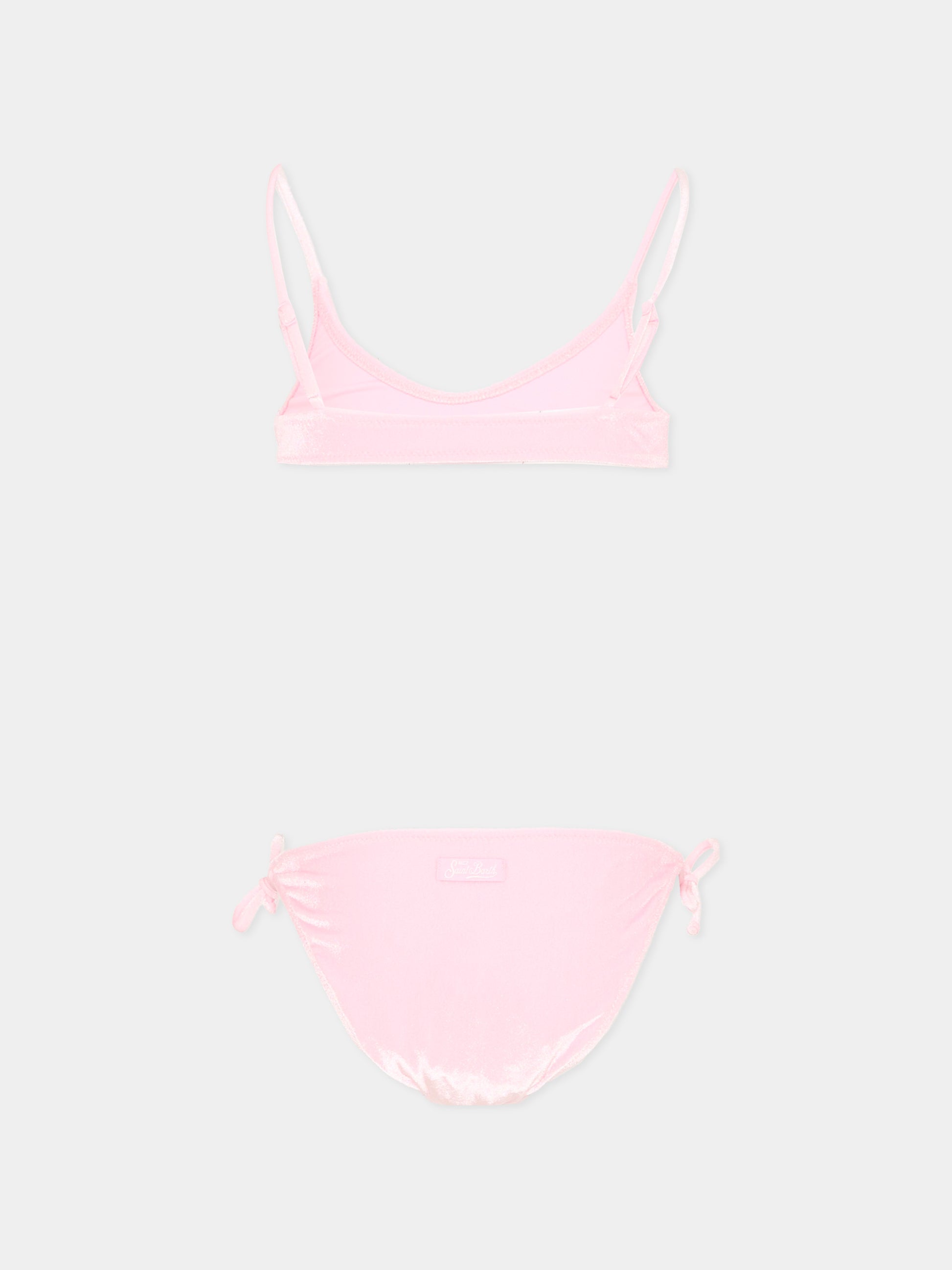 Slip e bikini rosa  Paloma Jr  per bambina,Mc2 Saint Barth,PALO002 00192L