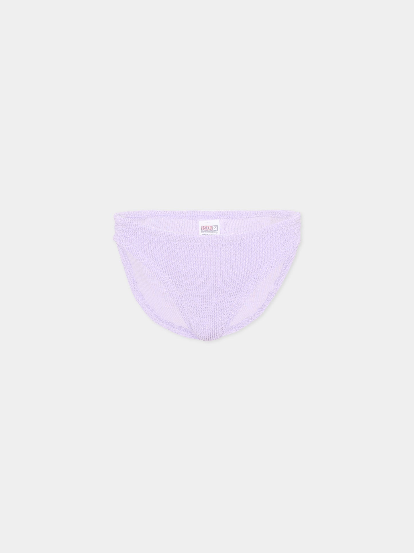 Slip lilla  Madame W  per bambina,Mc2 Saint Barth,MAD0002 02955L