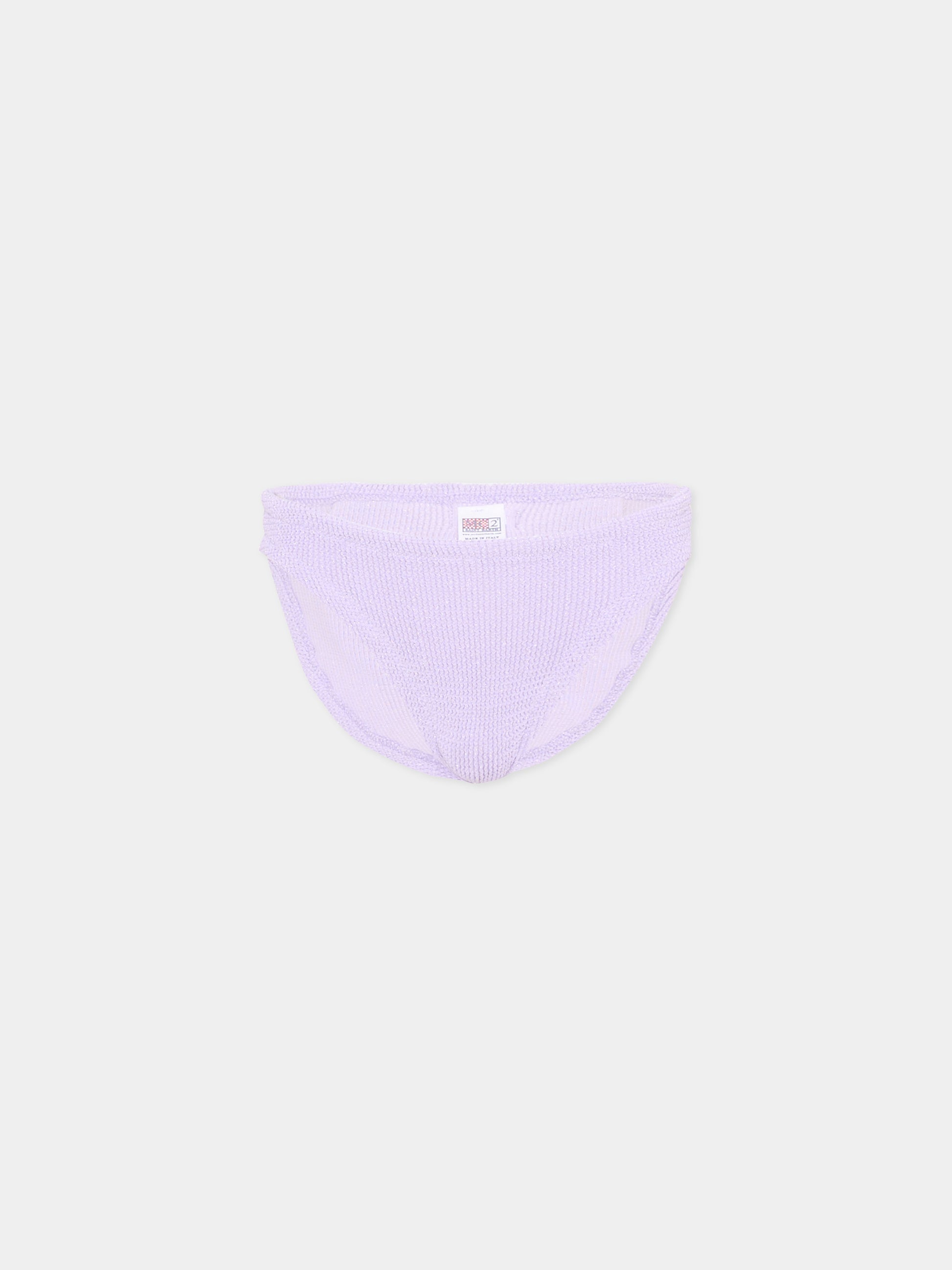 Slip lilla  Madame W  per bambina,Mc2 Saint Barth,MAD0002 02955L
