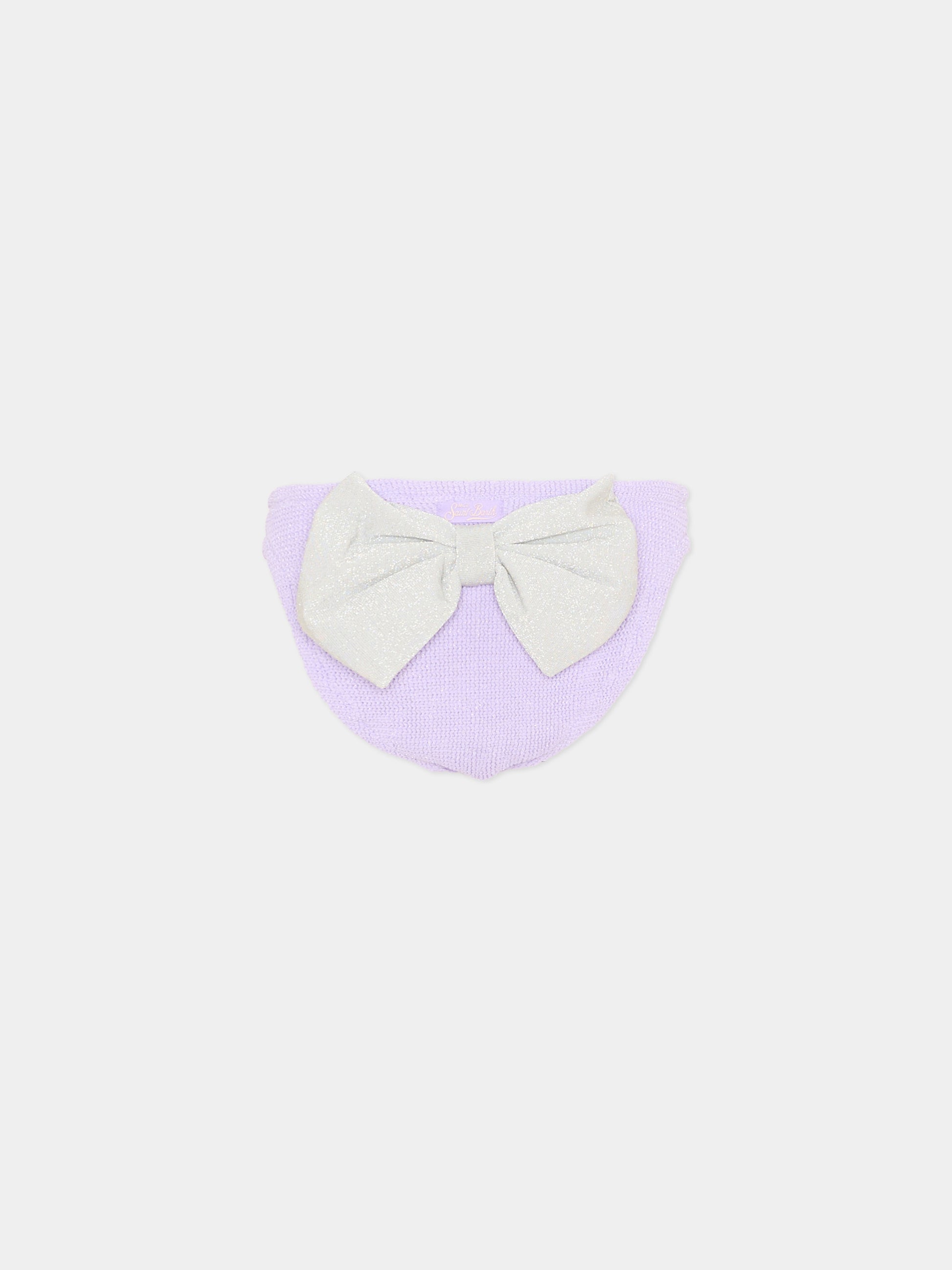 Slip lilla  Madame W  per bambina,Mc2 Saint Barth,MAD0002 02955L