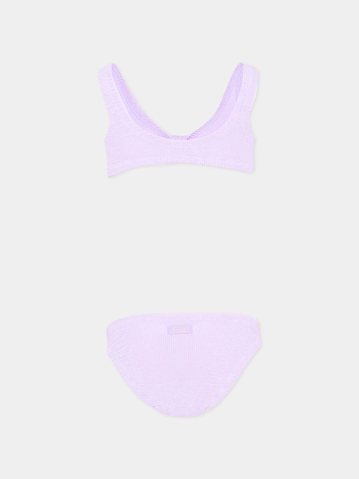 Slip e bikini lilla  Nixie W  per bambina,Mc2 Saint Barth,NXE0001 02926L