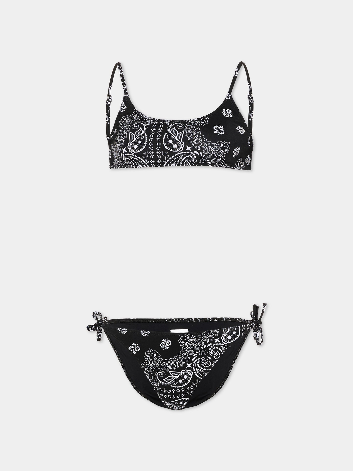 Black  Jaiden Bandanna  bikini for Girl.
