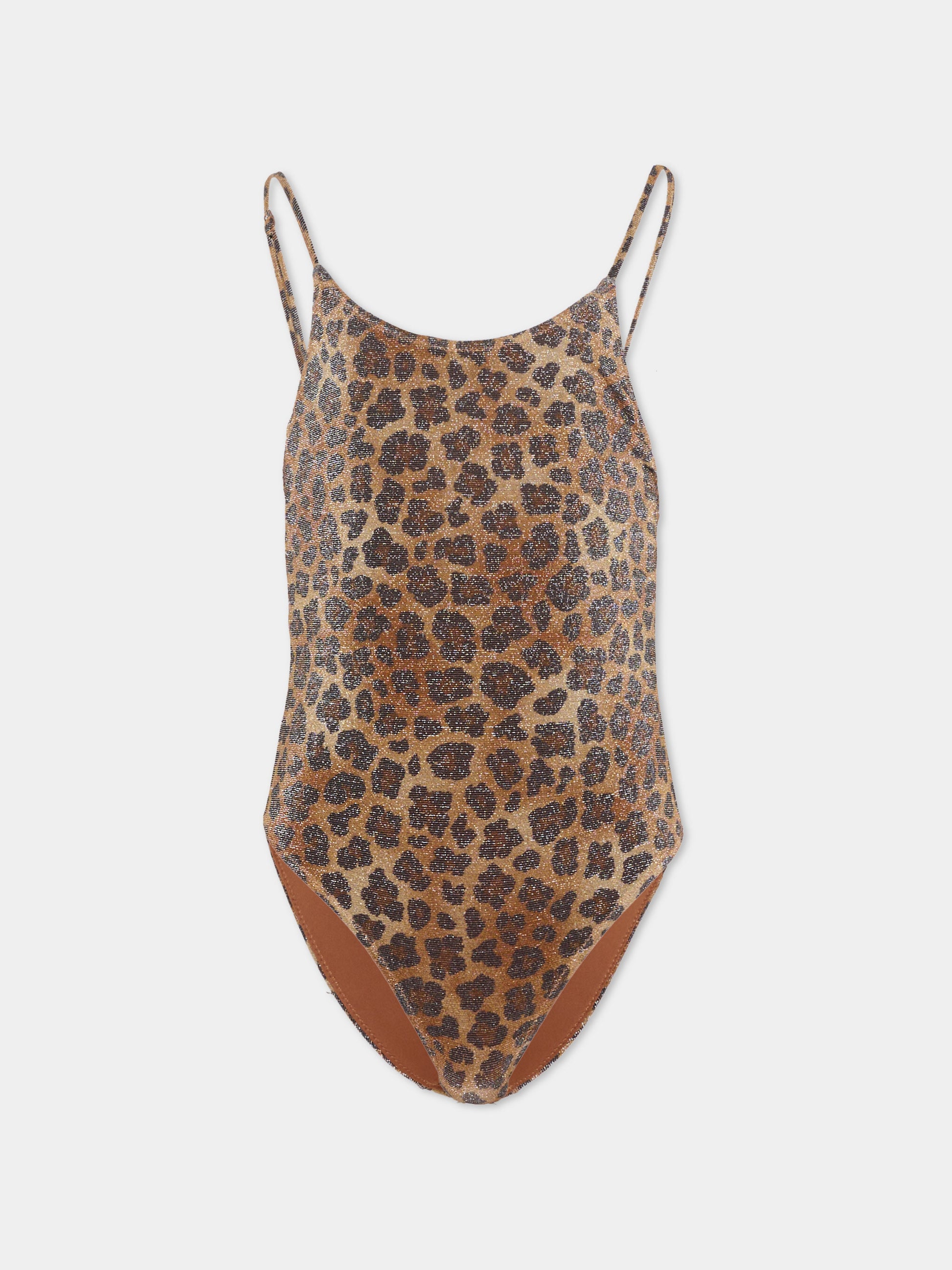 Costume marrone Cecille JR per bambina animalier,Mc2 Saint Barth,CEC0005 00520L