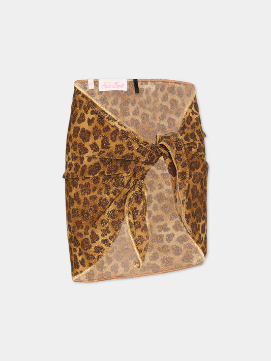 Copricostume marrone per bambina animalier,Mc2 Saint Barth,SER0003 00520L