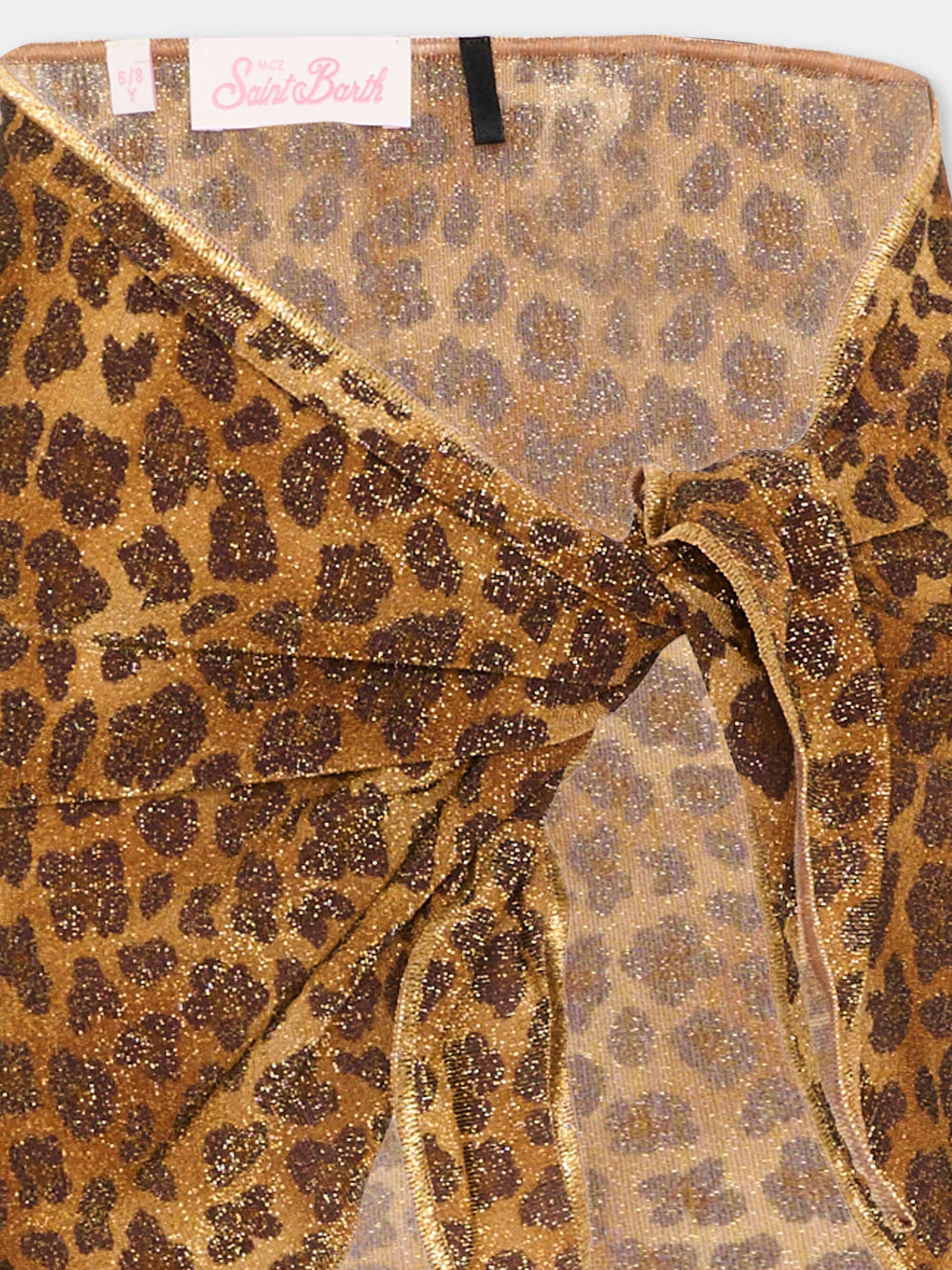 Copricostume marrone per bambina animalier,Mc2 Saint Barth,SER0003 00520L