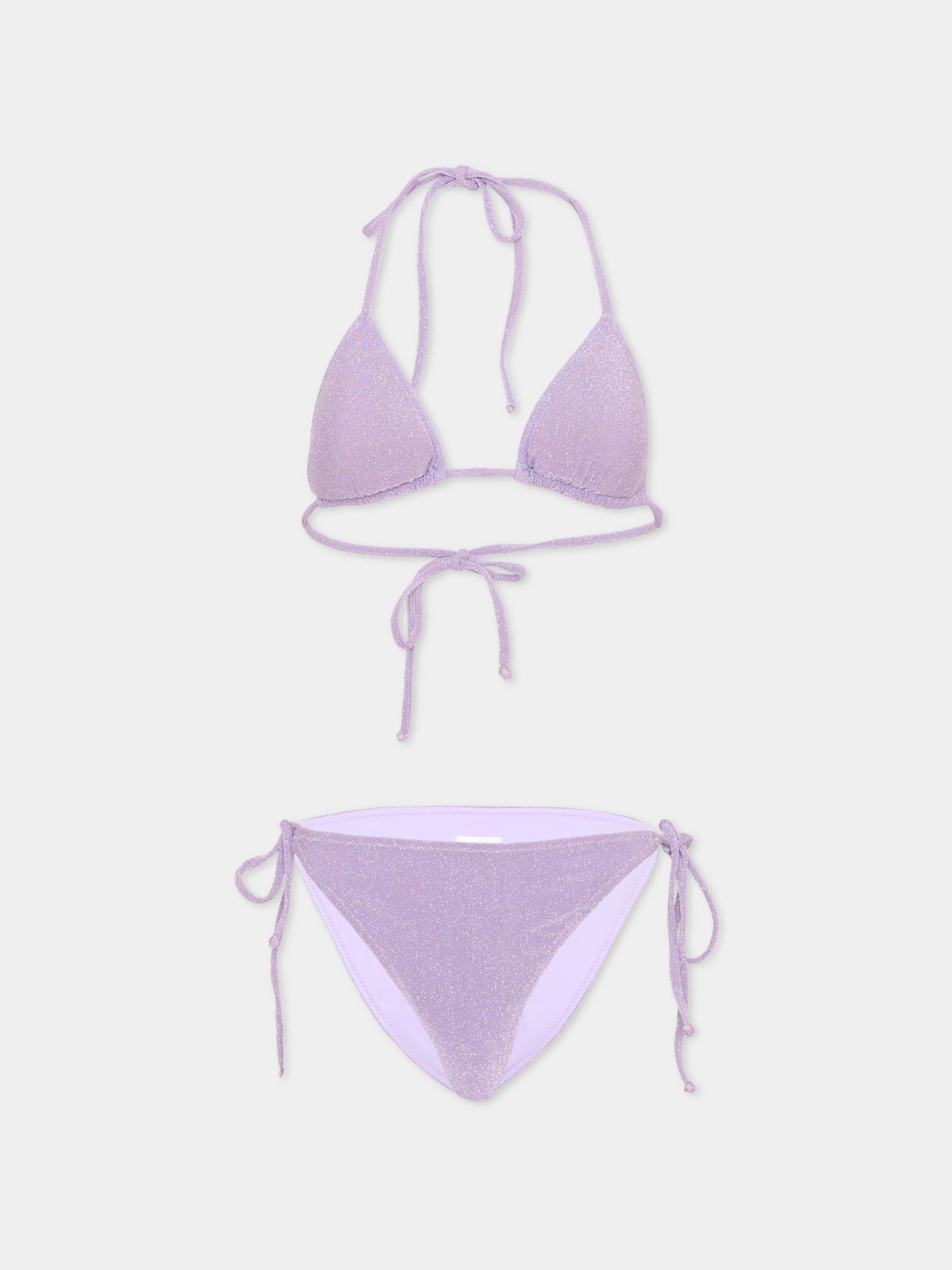 Slip e bikini lilla Leah Teen per bambina,Mc2 Saint Barth,LEH00011 02980L
