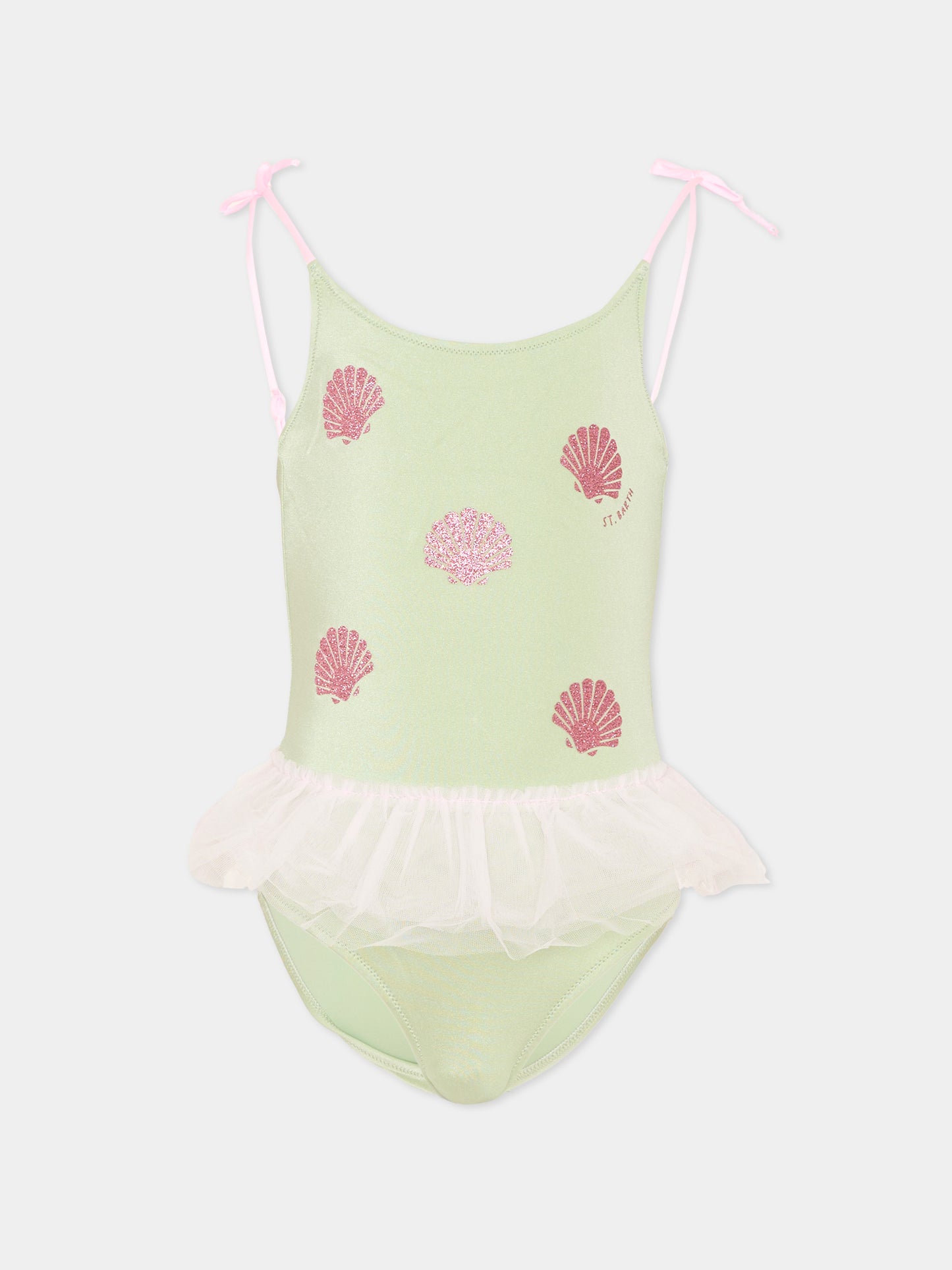 Costume intero verde Dancer per bambina,Mc2 Saint Barth,DANC0001 03049L